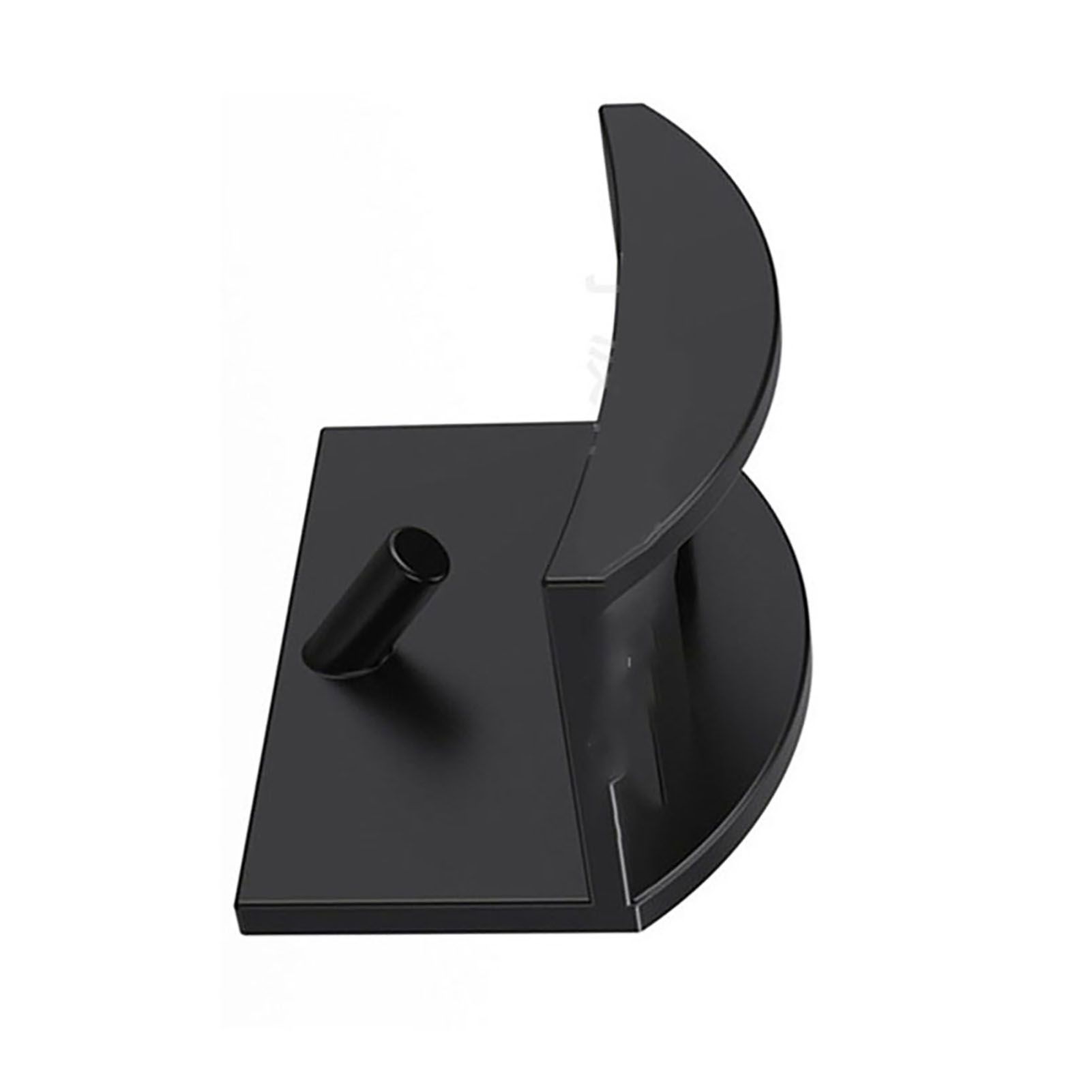 10PCS Adhesive Hat Hooks Modern Minimalist Strong Transparent Adhesive Hat Rack for Wall Black - Image 5