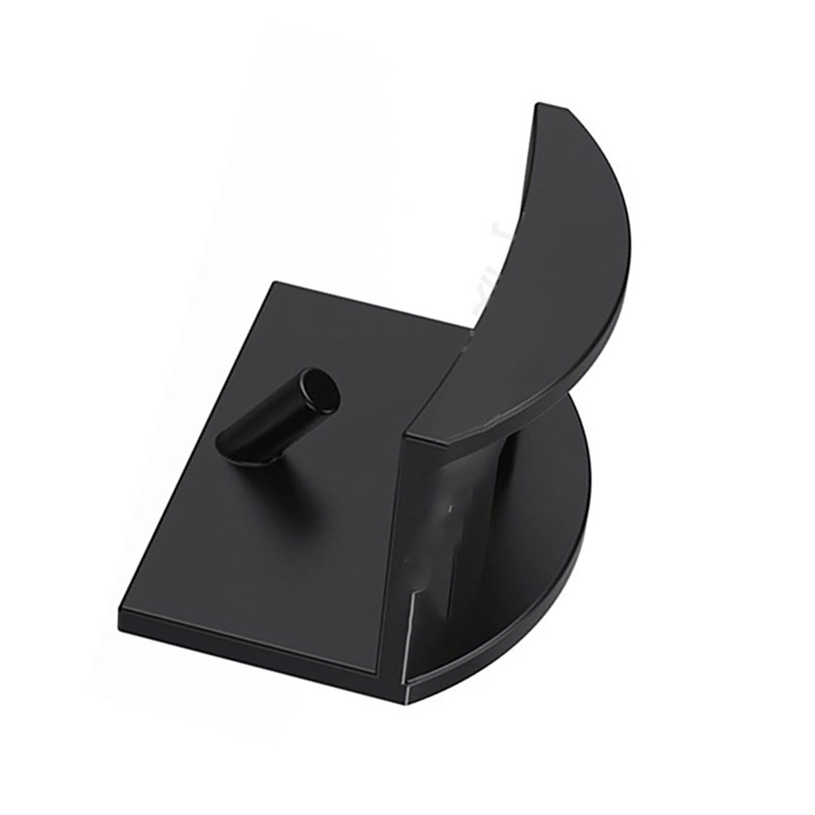10PCS Adhesive Hat Hooks Modern Minimalist Strong Transparent Adhesive Hat Rack for Wall Black - Image 6