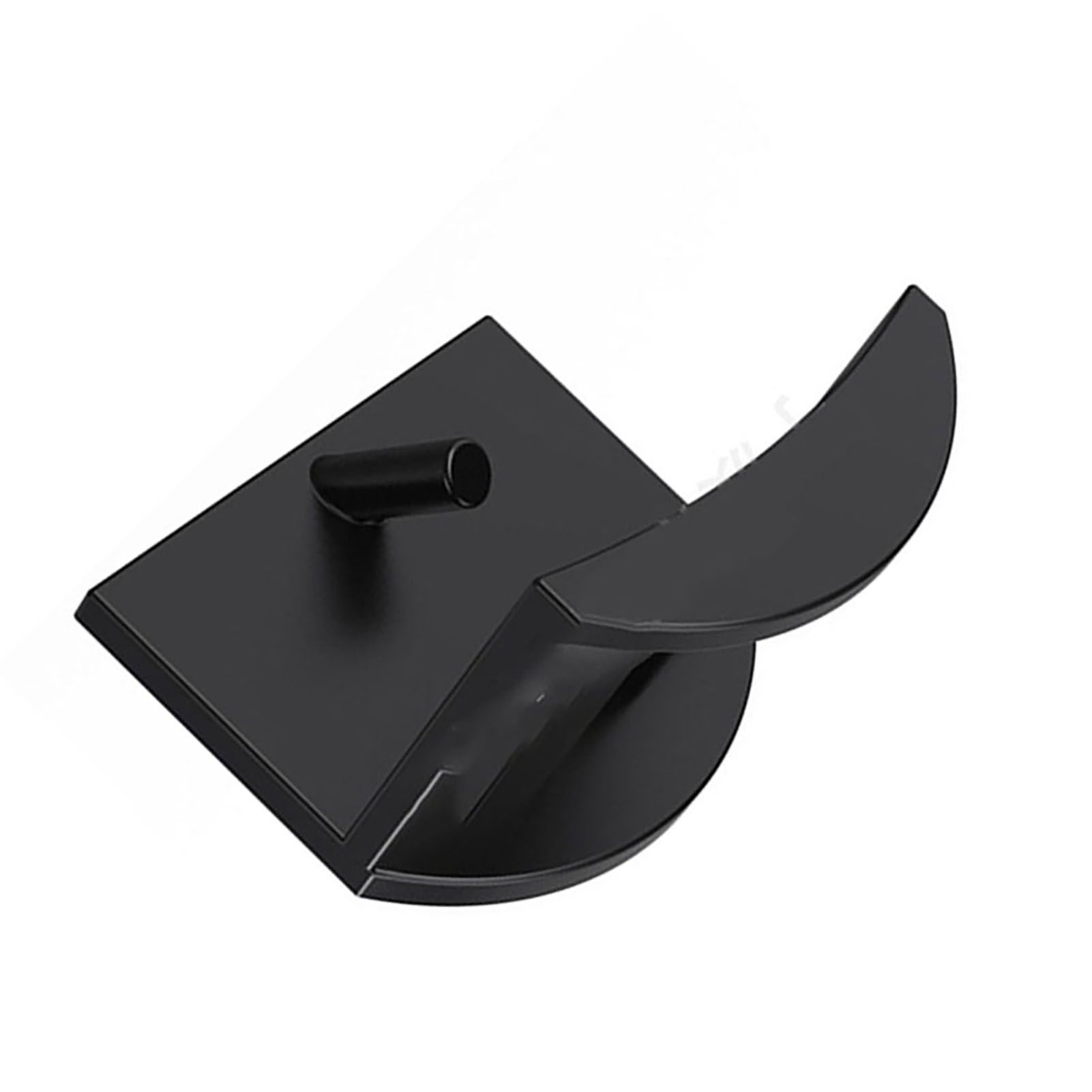 10PCS Adhesive Hat Hooks Modern Minimalist Strong Transparent Adhesive Hat Rack for Wall Black - Image 7