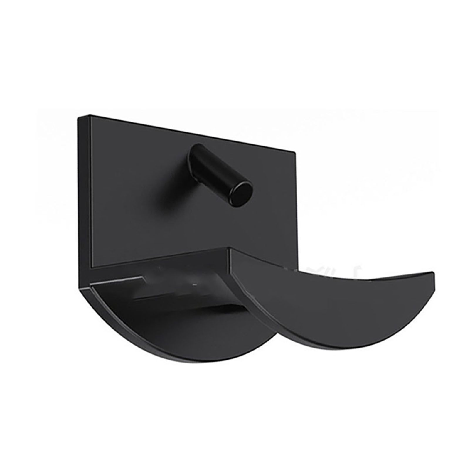 10PCS Adhesive Hat Hooks Modern Minimalist Strong Transparent Adhesive Hat Rack for Wall Black - Image 8