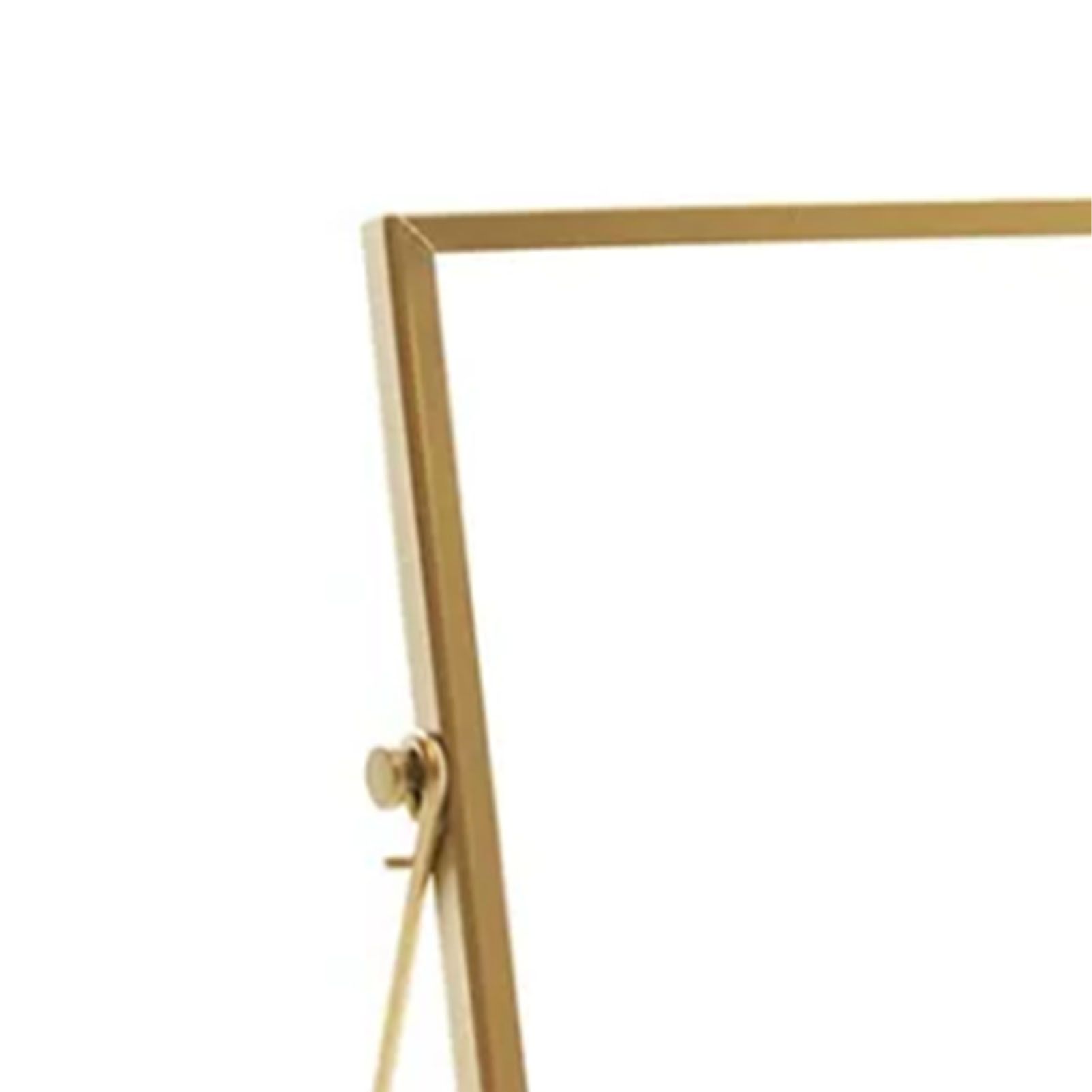 Photo Frame Display Transparent Glass Iron Support Tabletop Dried Flower Frame for Home Decorations 6 Inches - Image 8