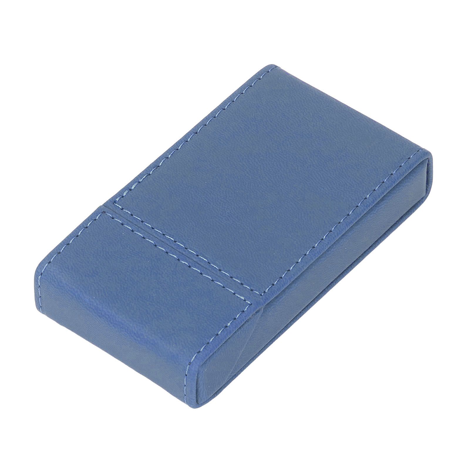 Cigarette Case Box Automatic Flip 20 Pcs Slim Cigars PU Protective Cover Smoking Accessories for Outdoor Travel Blue - Image 6