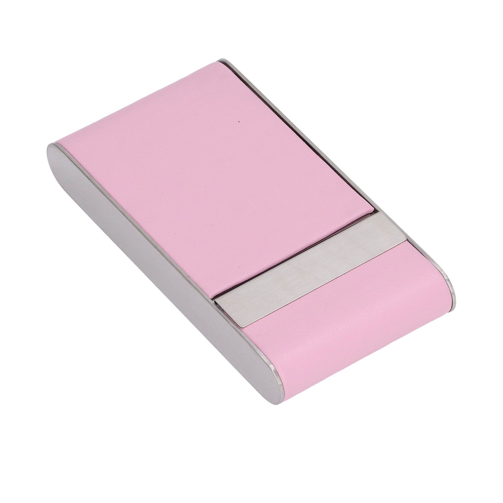 Cigarette Case Stainless Steel Cigarette Container Holder Men Women Portable Cigarette Box Pink - Image 5