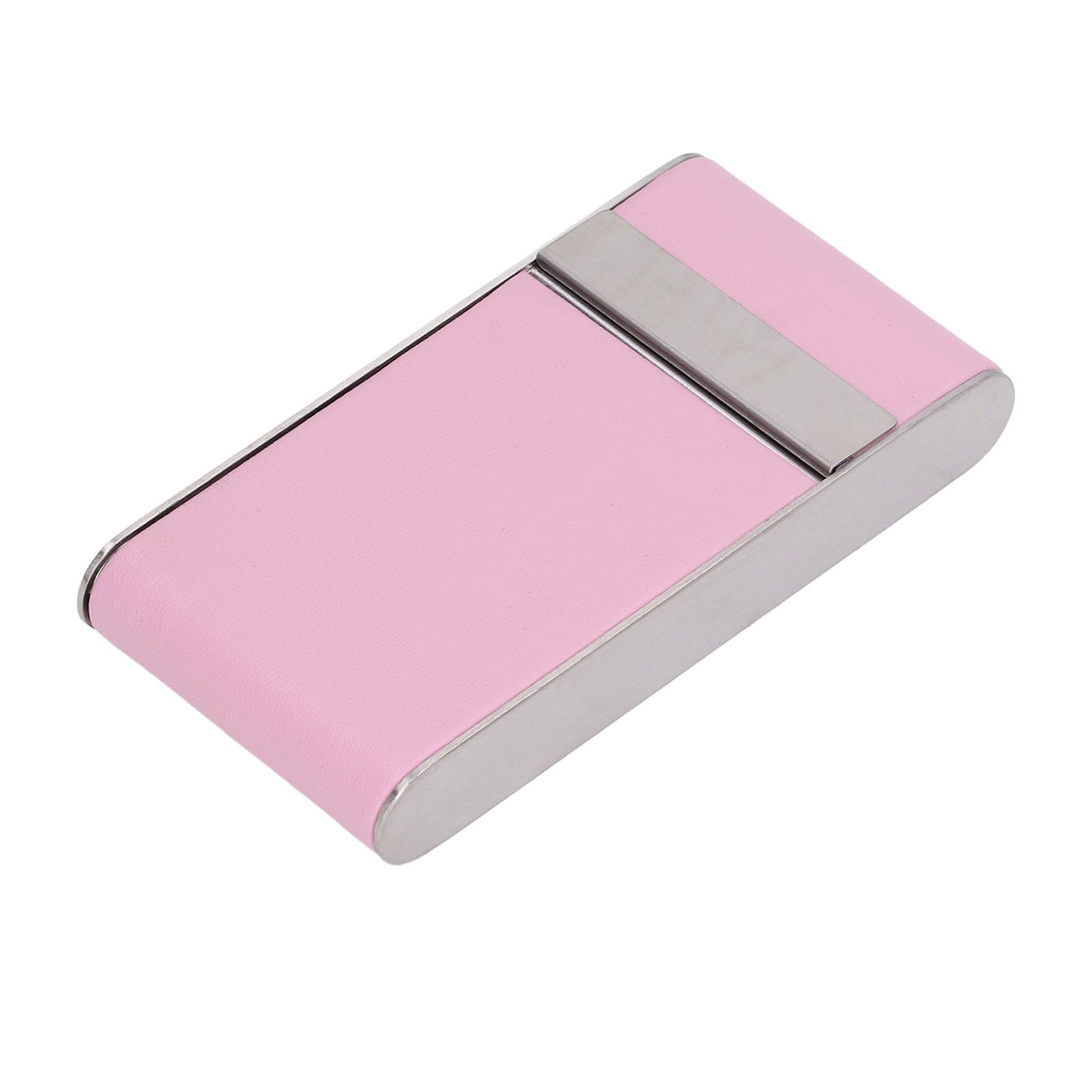Cigarette Case Stainless Steel Cigarette Container Holder Men Women Portable Cigarette Box Pink - Image 7