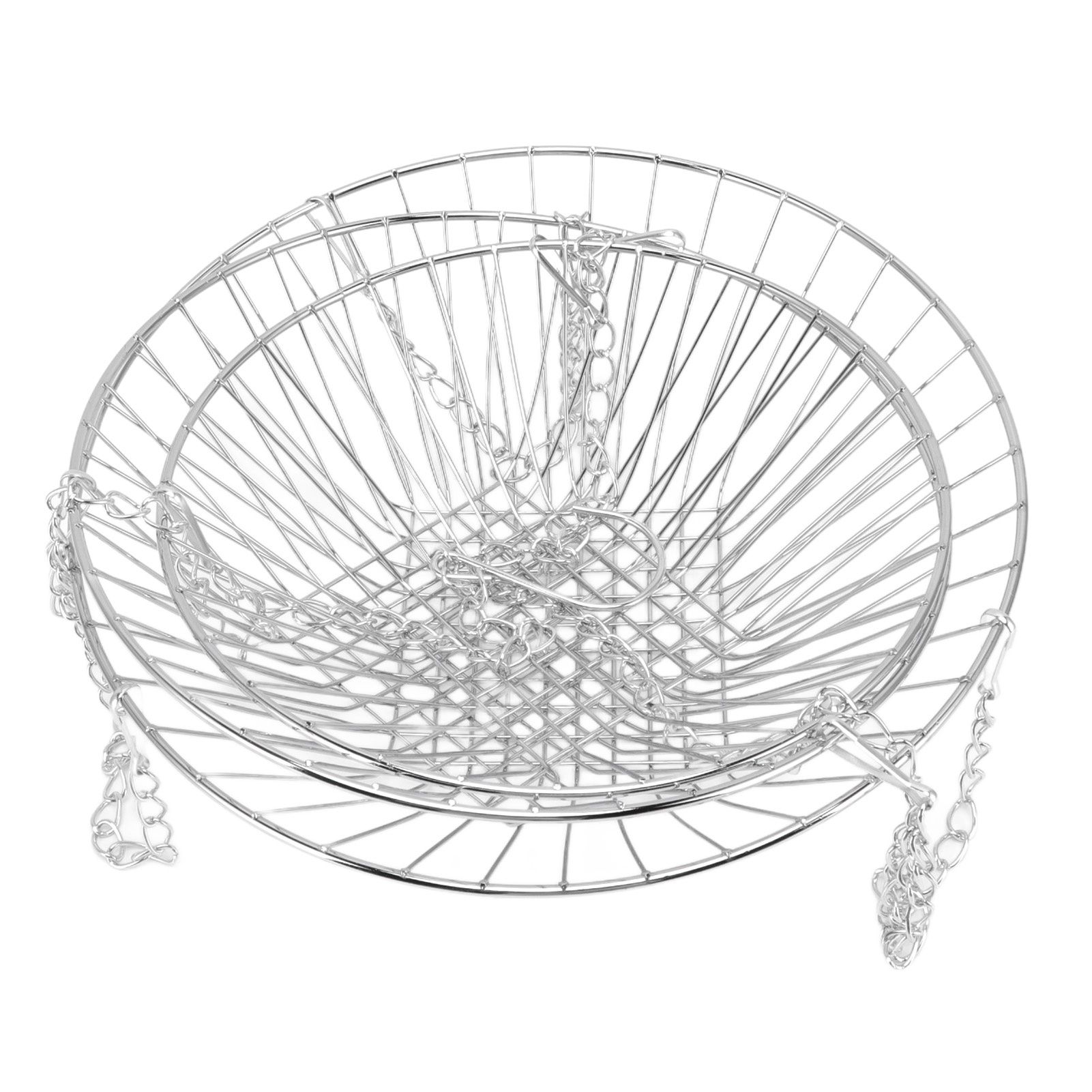 3 Tier Kitchen Hanging Fruit Basket Iron Wire Fruit Vegetable Flower Hanging Storage Basket for Indoor Outdoor - Image 5