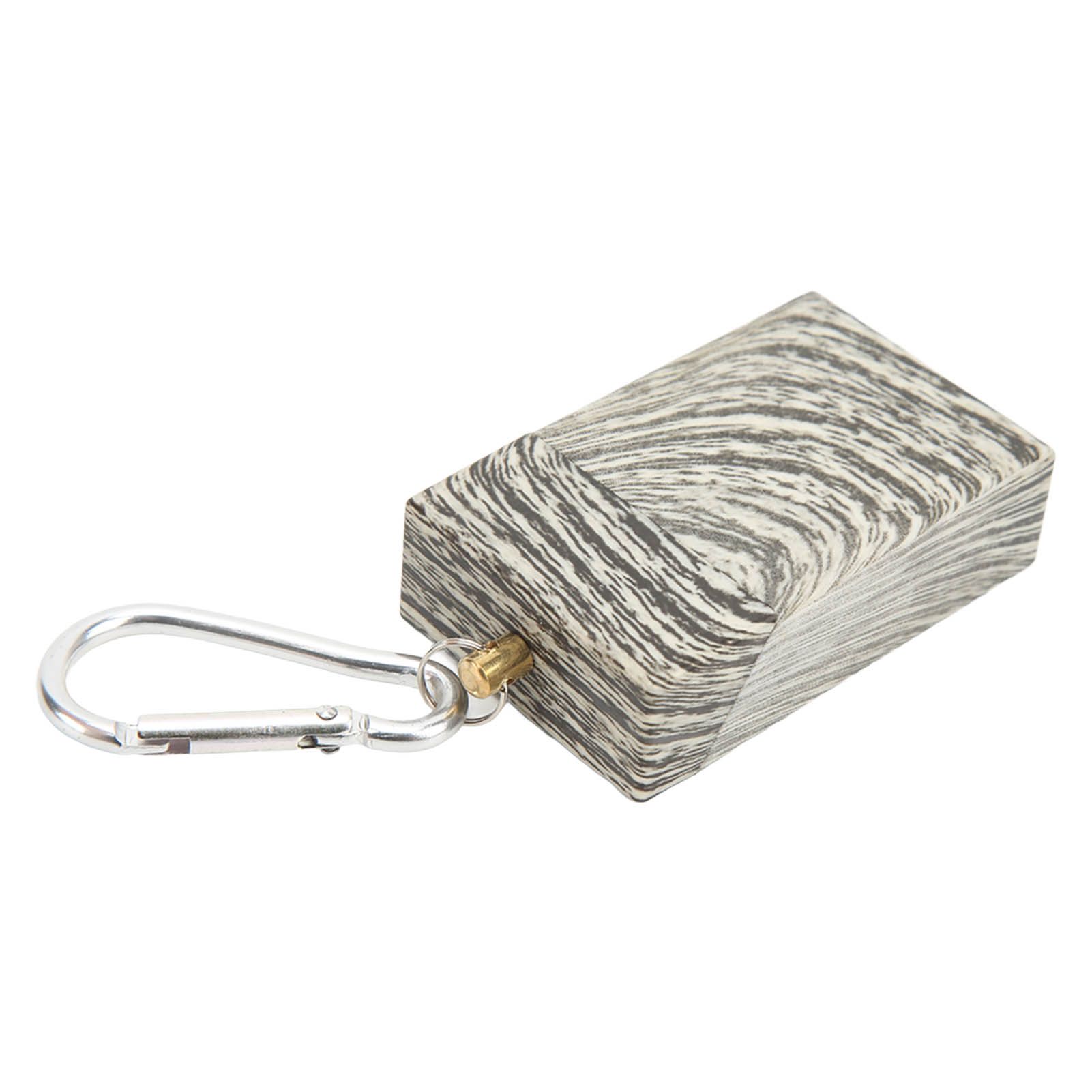 Pocket Ashtray Mini Portable Stainless Steel with Mountaineering Buckle Cigarette Ash Holder for Outdoor Travel Marble - Image 5