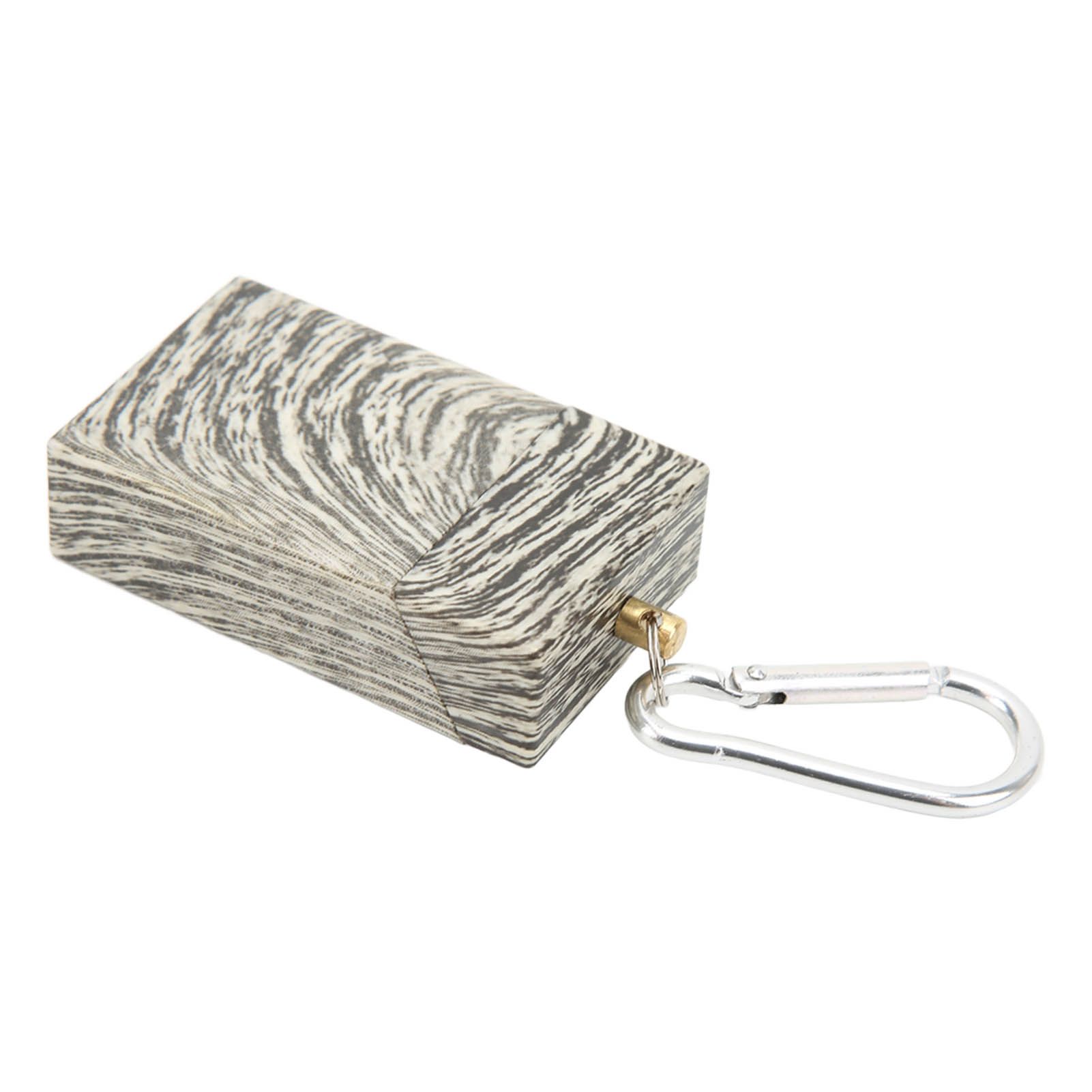 Pocket Ashtray Mini Portable Stainless Steel with Mountaineering Buckle Cigarette Ash Holder for Outdoor Travel Marble - Image 6