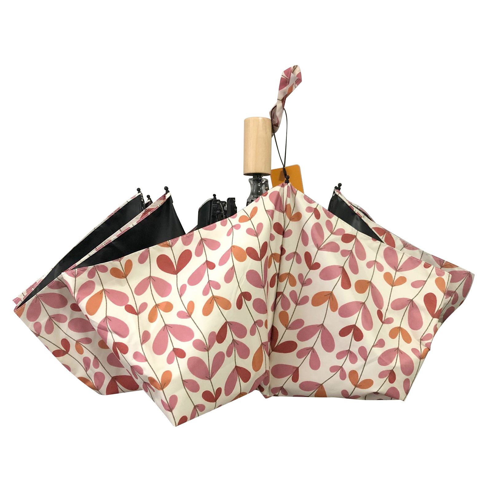 Umbrella Glass Fiber Flexible Frame Portable Anti UV Wind Proof 3 Folding Sun Rain Umbrella - Image 1