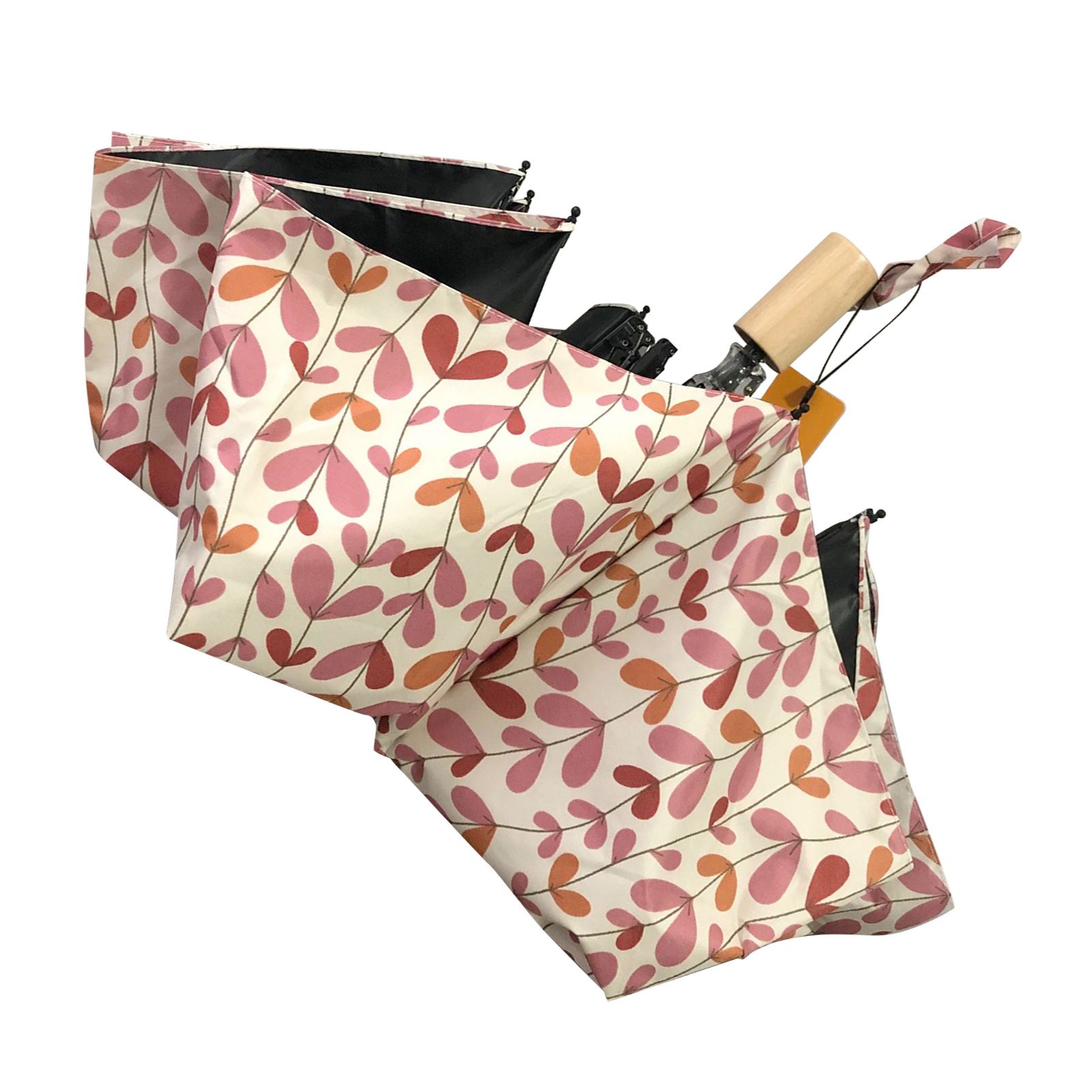 Umbrella Glass Fiber Flexible Frame Portable Anti UV Wind Proof 3 Folding Sun Rain Umbrella - Image 2
