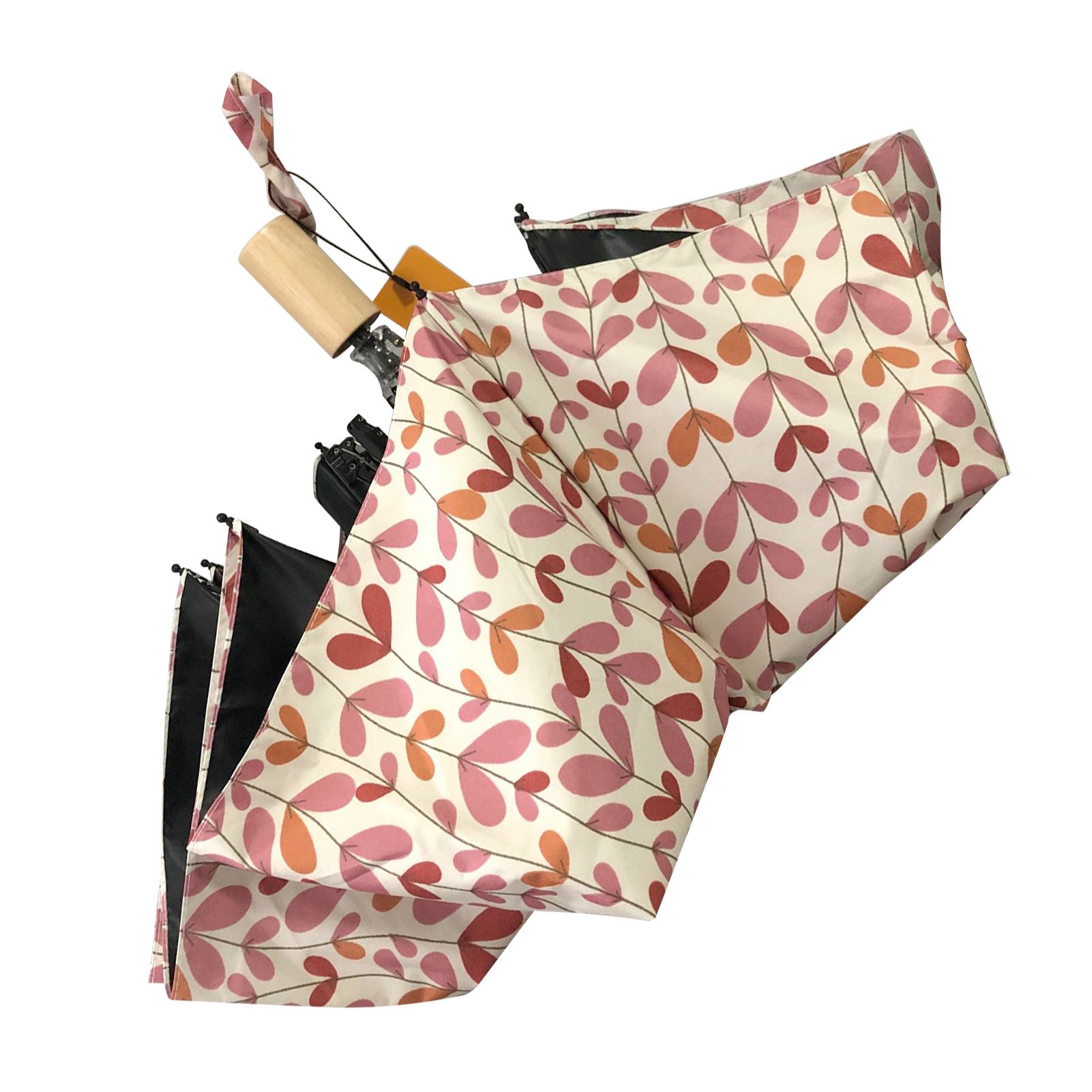 Umbrella Glass Fiber Flexible Frame Portable Anti UV Wind Proof 3 Folding Sun Rain Umbrella - Image 3