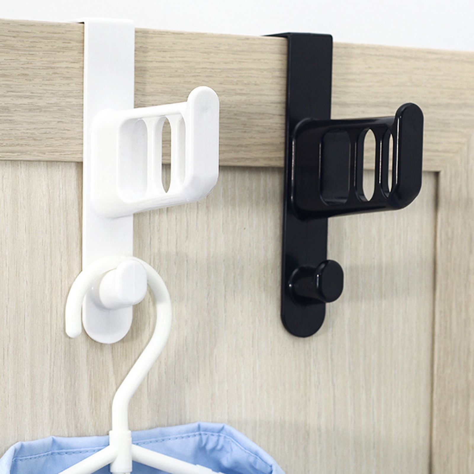 Door Rear Hook Nail Free Traceless Coat Hanger Wall Mounted Bag Coat Hat Door Hanging Rack - Image 8