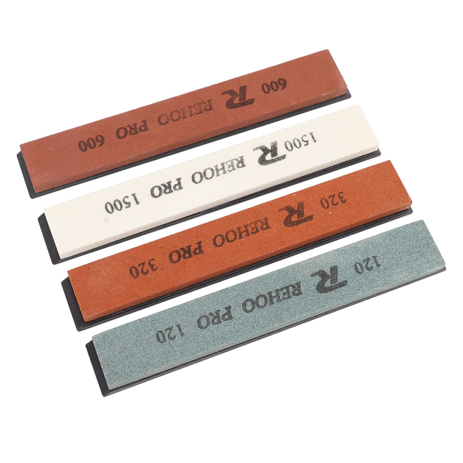 4Pcs Knife Sharpening Stone Knife Sharpener 120 320 600 1500 Grit for Scissors Chisels Axes - Image 1