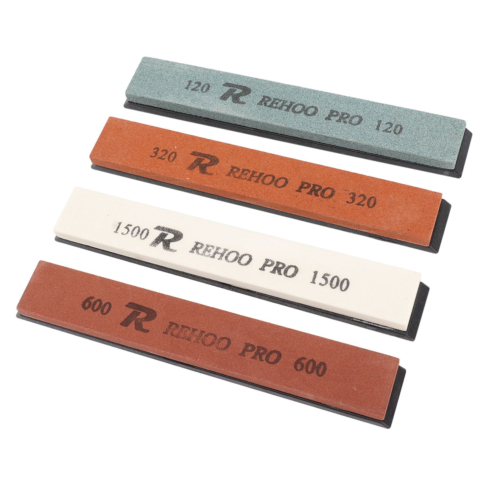 4Pcs Knife Sharpening Stone Knife Sharpener 120 320 600 1500 Grit for Scissors Chisels Axes - Image 2