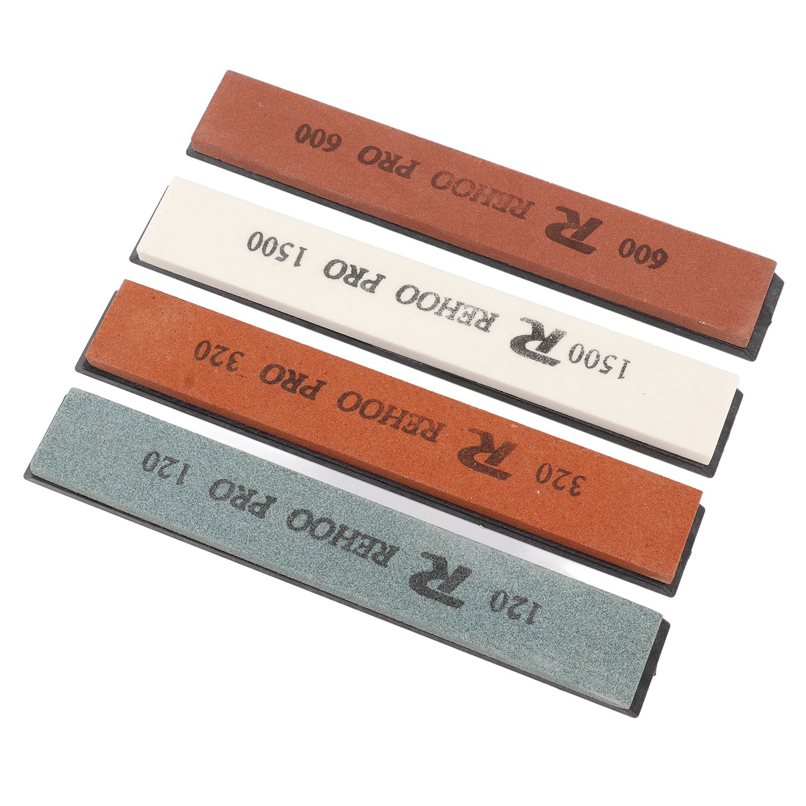 4Pcs Knife Sharpening Stone Knife Sharpener 120 320 600 1500 Grit for Scissors Chisels Axes - Image 4