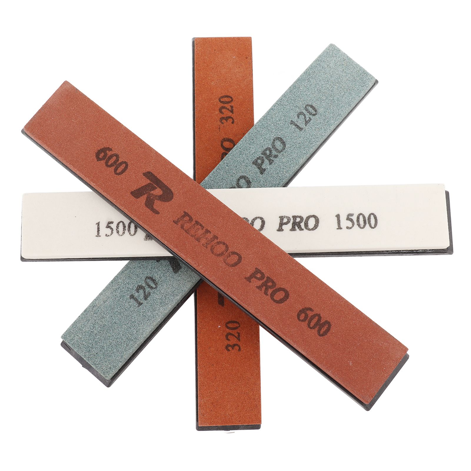 4Pcs Knife Sharpening Stone Knife Sharpener 120 320 600 1500 Grit for Scissors Chisels Axes - Image 5