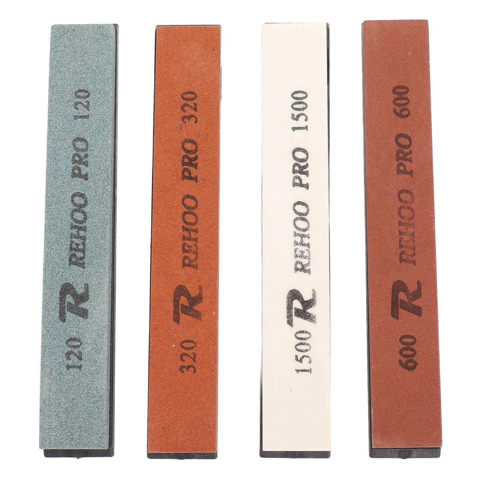 4Pcs Knife Sharpening Stone Knife Sharpener 120 320 600 1500 Grit for Scissors Chisels Axes - Image 6