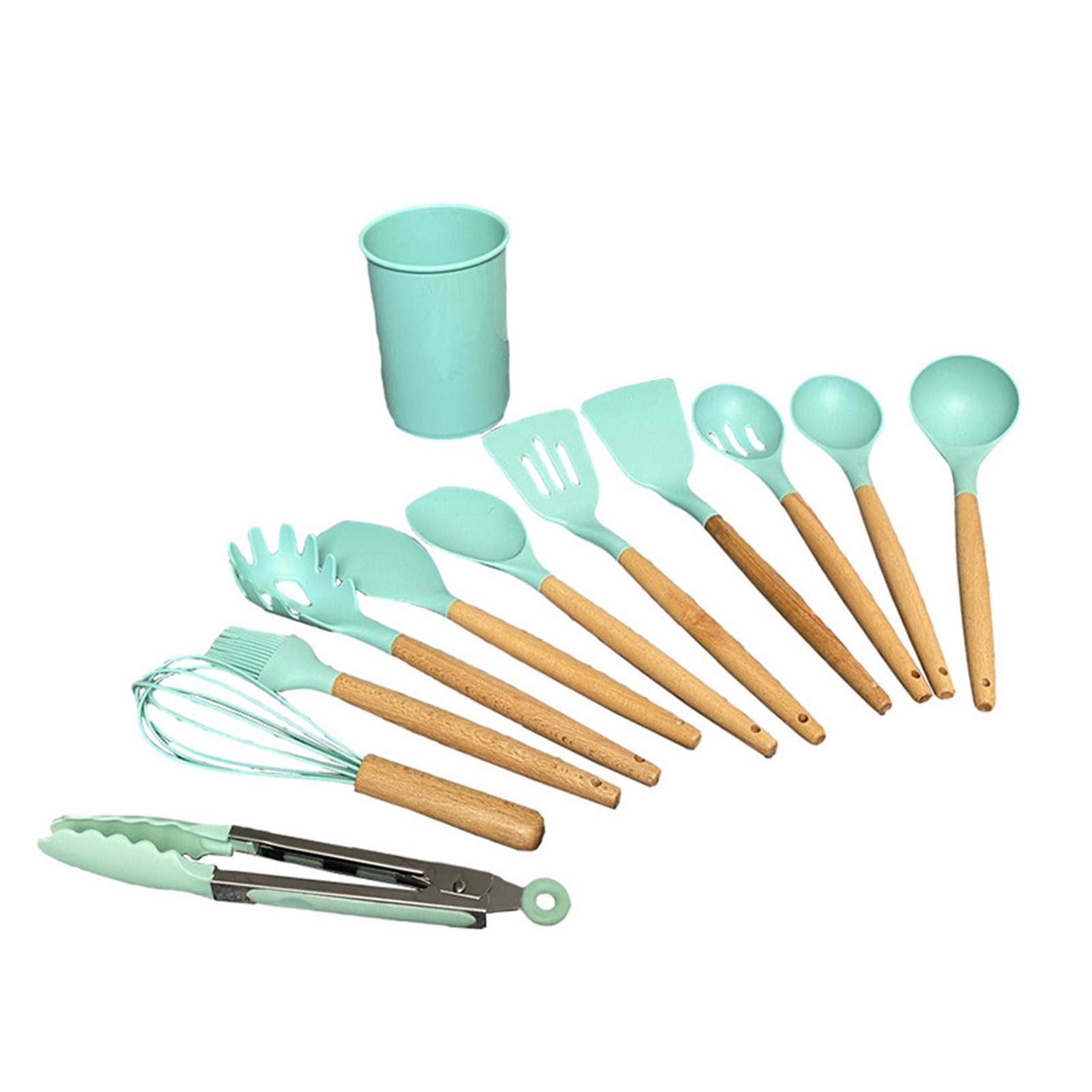 12pcs Nylon Cooking Utensil Set BPA Free Heat Resistant Prevents Stick Kitchen Utensil Set for Kitchen Tool - Image 2