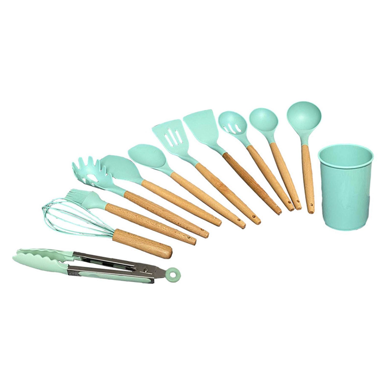 12pcs Nylon Cooking Utensil Set BPA Free Heat Resistant Prevents Stick Kitchen Utensil Set for Kitchen Tool - Image 3