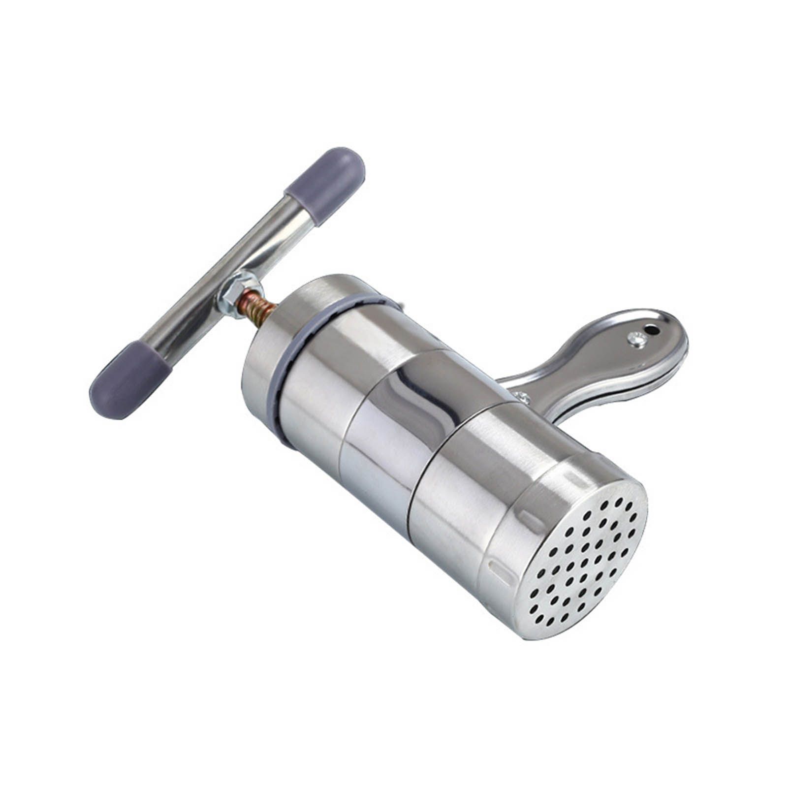 Manual Press Pasta Machine Stainless Steel Hand Wringing Noodles Making Machine with 5 Noodle Mould - Image 2