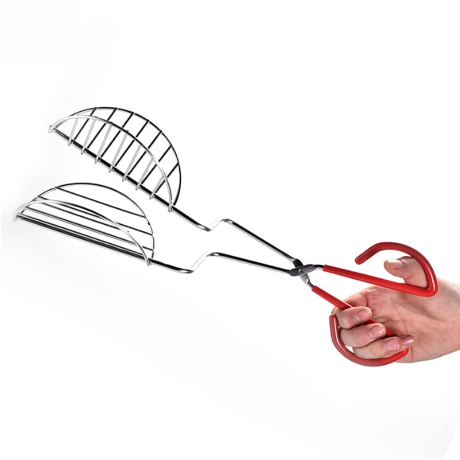 Taco Shell Tong with Long Handle Stainless Steel Taco Press For Making Homemade Taco Shells - Image 5