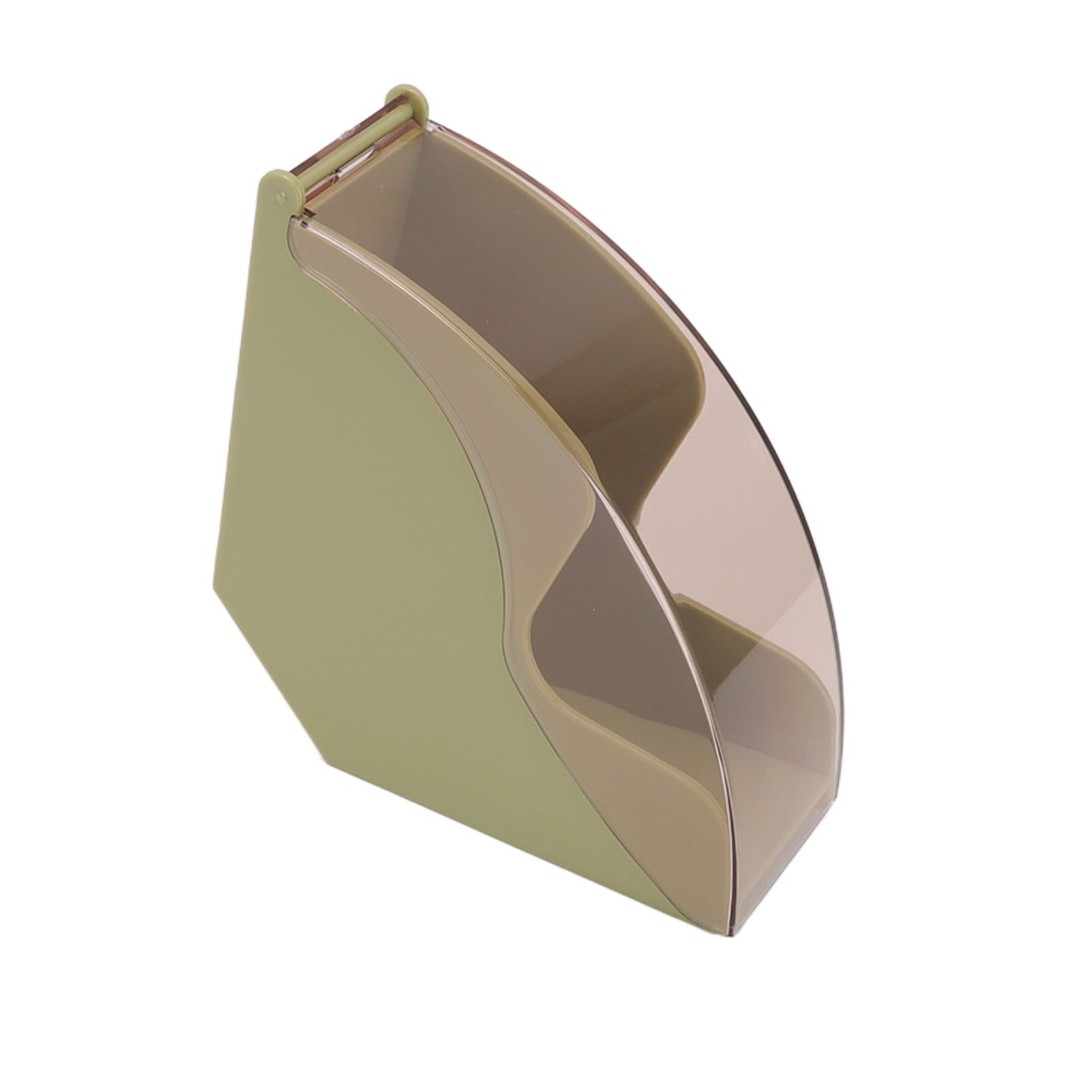 Coffee Filter Paper Storage Box Dustproof Plastic Filter Paper Rack Hand Brewed Coffee Filter Holder with Cover Green - Image 5