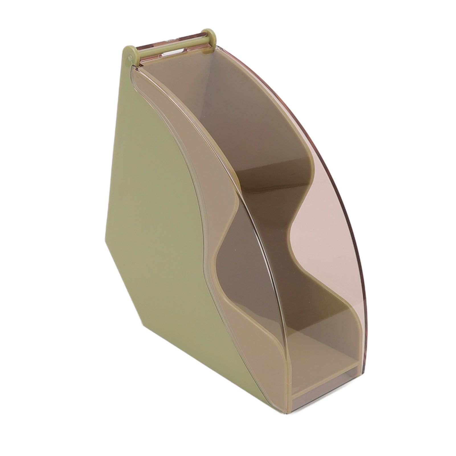 Coffee Filter Paper Storage Box Dustproof Plastic Filter Paper Rack Hand Brewed Coffee Filter Holder with Cover Green - Image 6