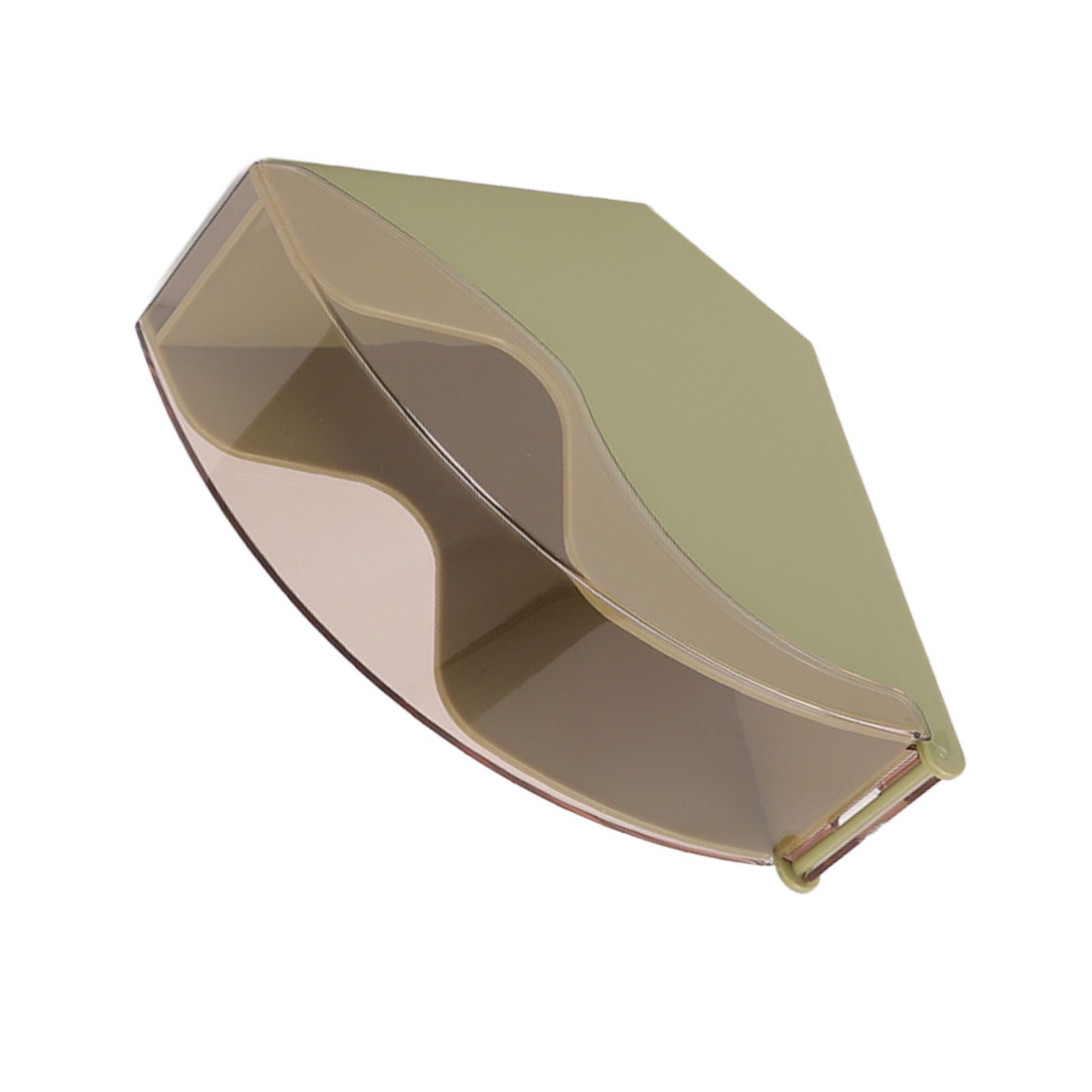 Coffee Filter Paper Storage Box Dustproof Plastic Filter Paper Rack Hand Brewed Coffee Filter Holder with Cover Green - Image 8