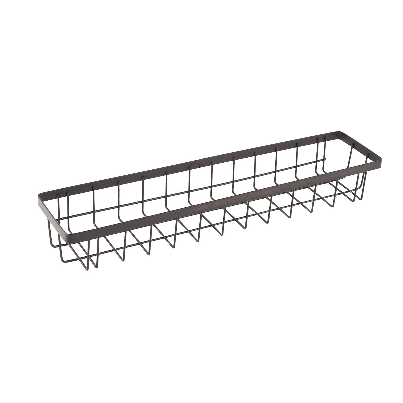 Refrigerator Hanging Shelf Nail Free with Hooks Black Refrigerator Spice Rack for Home Kitchen Double Layer - Image 6