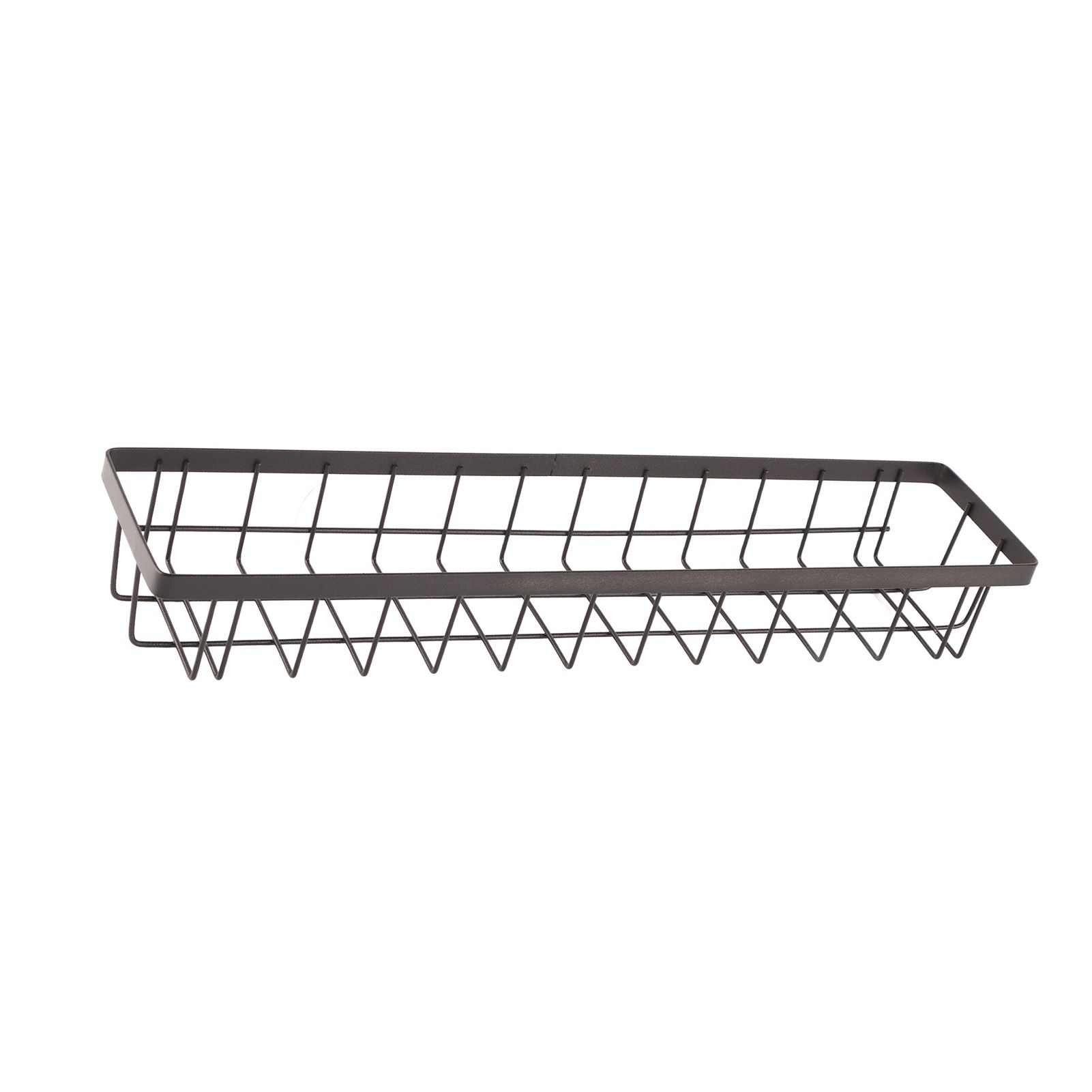Refrigerator Hanging Shelf Nail Free with Hooks Black Refrigerator Spice Rack for Home Kitchen Double Layer - Image 8