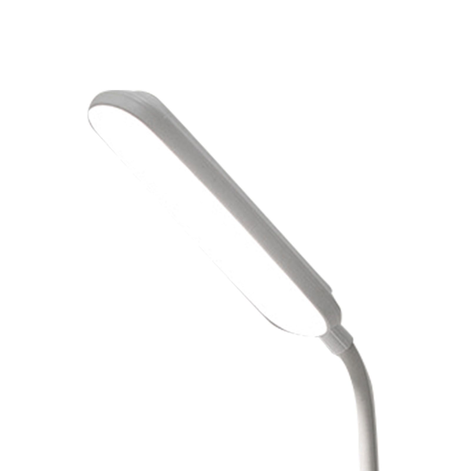 LED Desk Lamp Touch Control Three Level Color Temperature Stepless Dimming USB Charging Table Lamp White - Image 7