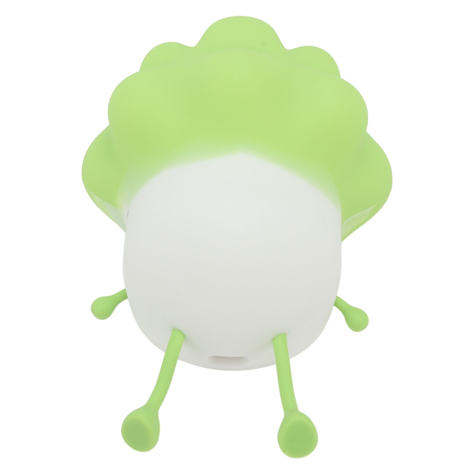 Cabbage Silicone Night Light Cartoon Vegetable Cell Phone Holder Decompression Rechargeable Night Lamp for Bedside Decor Green - Image 3