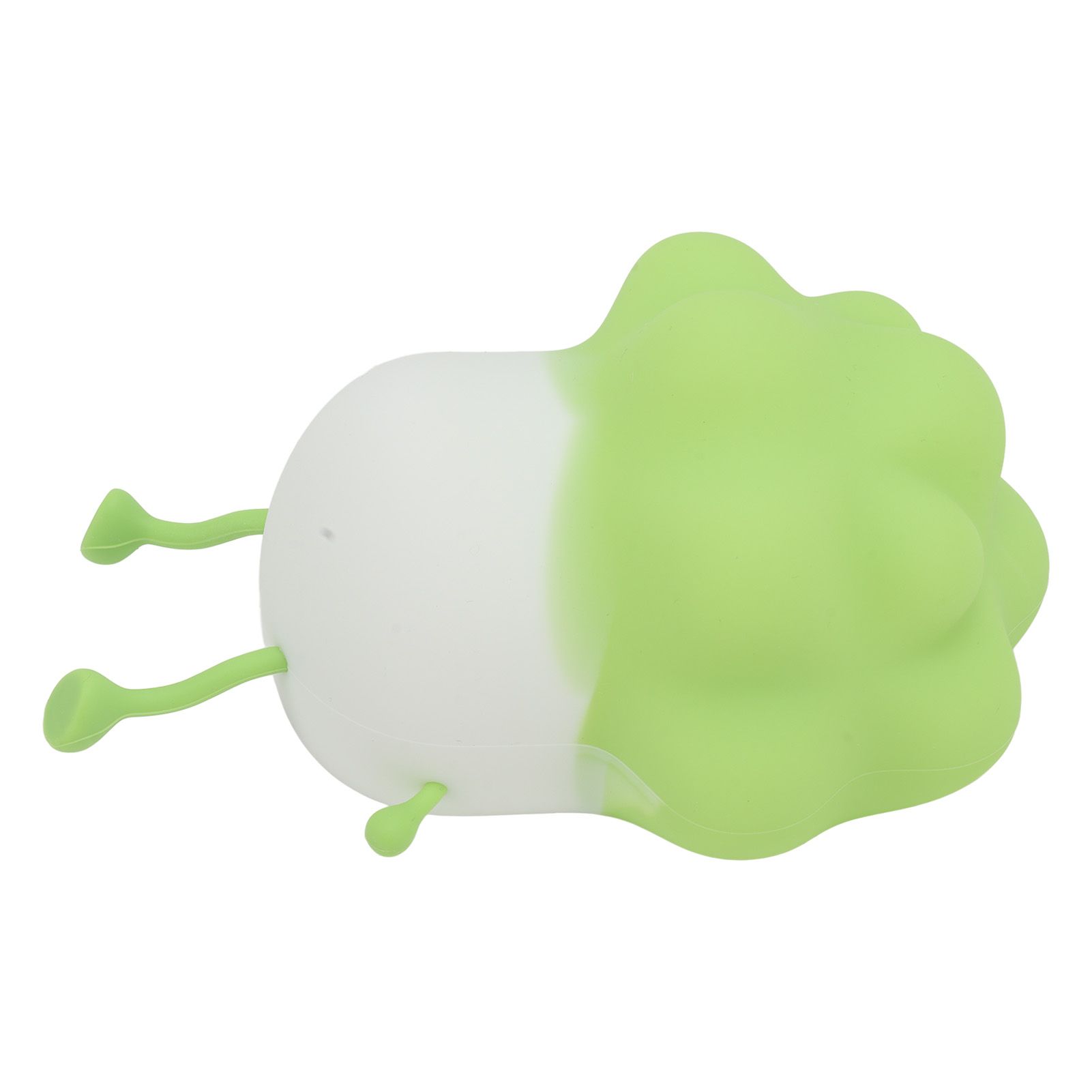 Cabbage Silicone Night Light Cartoon Vegetable Cell Phone Holder Decompression Rechargeable Night Lamp for Bedside Decor Green - Image 5