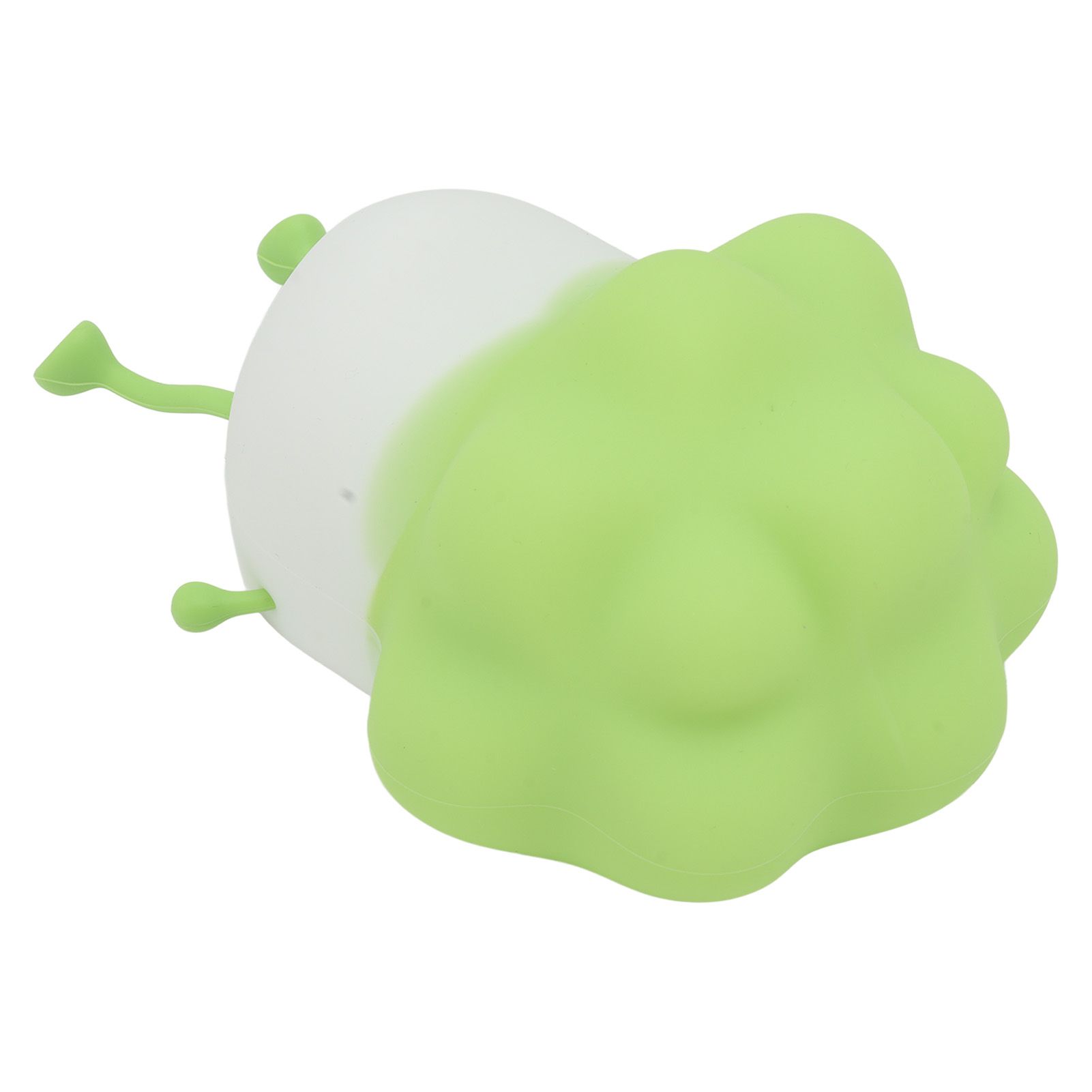 Cabbage Silicone Night Light Cartoon Vegetable Cell Phone Holder Decompression Rechargeable Night Lamp for Bedside Decor Green - Image 6