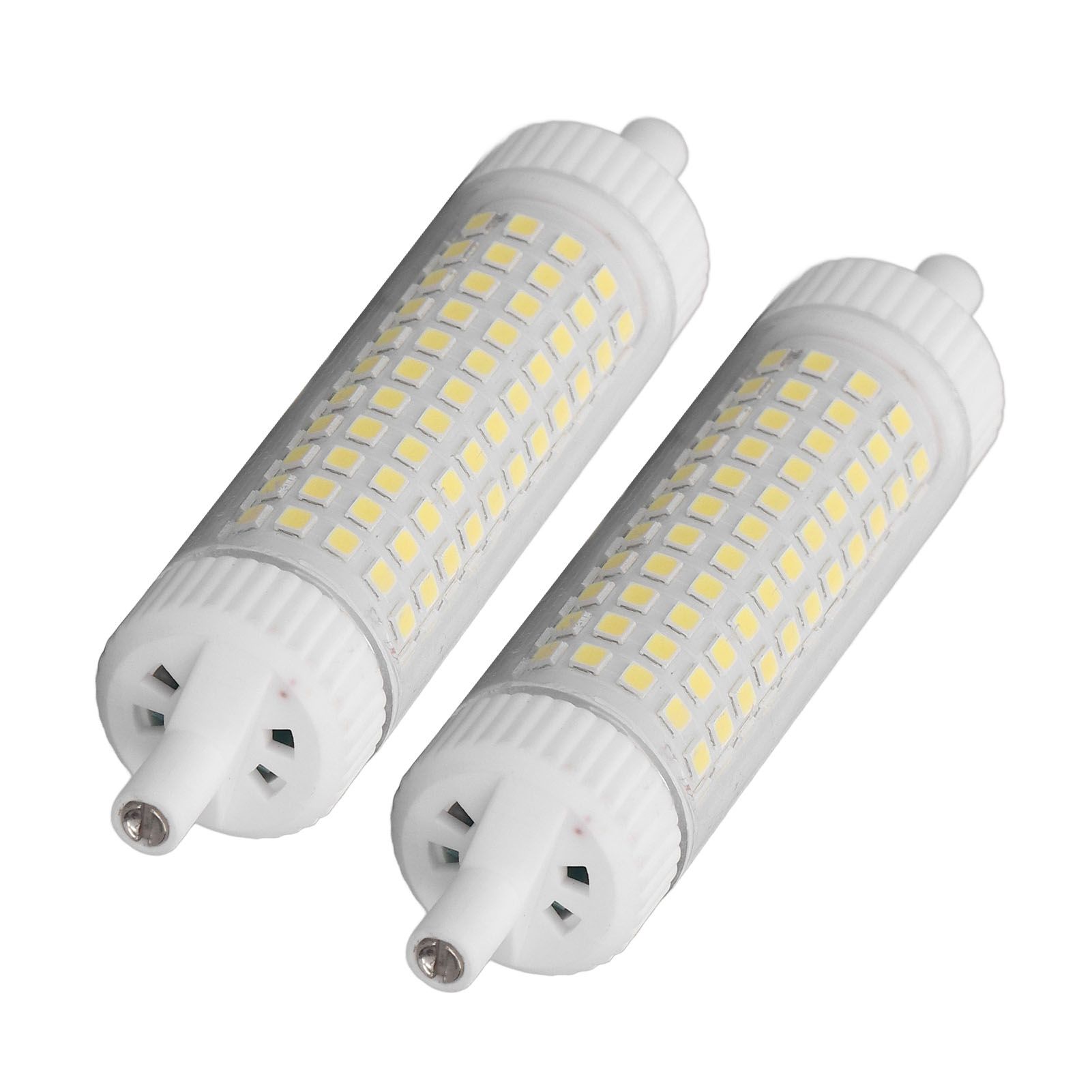 2Pcs R7S LED Light Bulb 118mm Dimmable 15W 154 LEDs Double Ended Floodlight for Home Night Advertising Lighting 220V White Light - Image 3