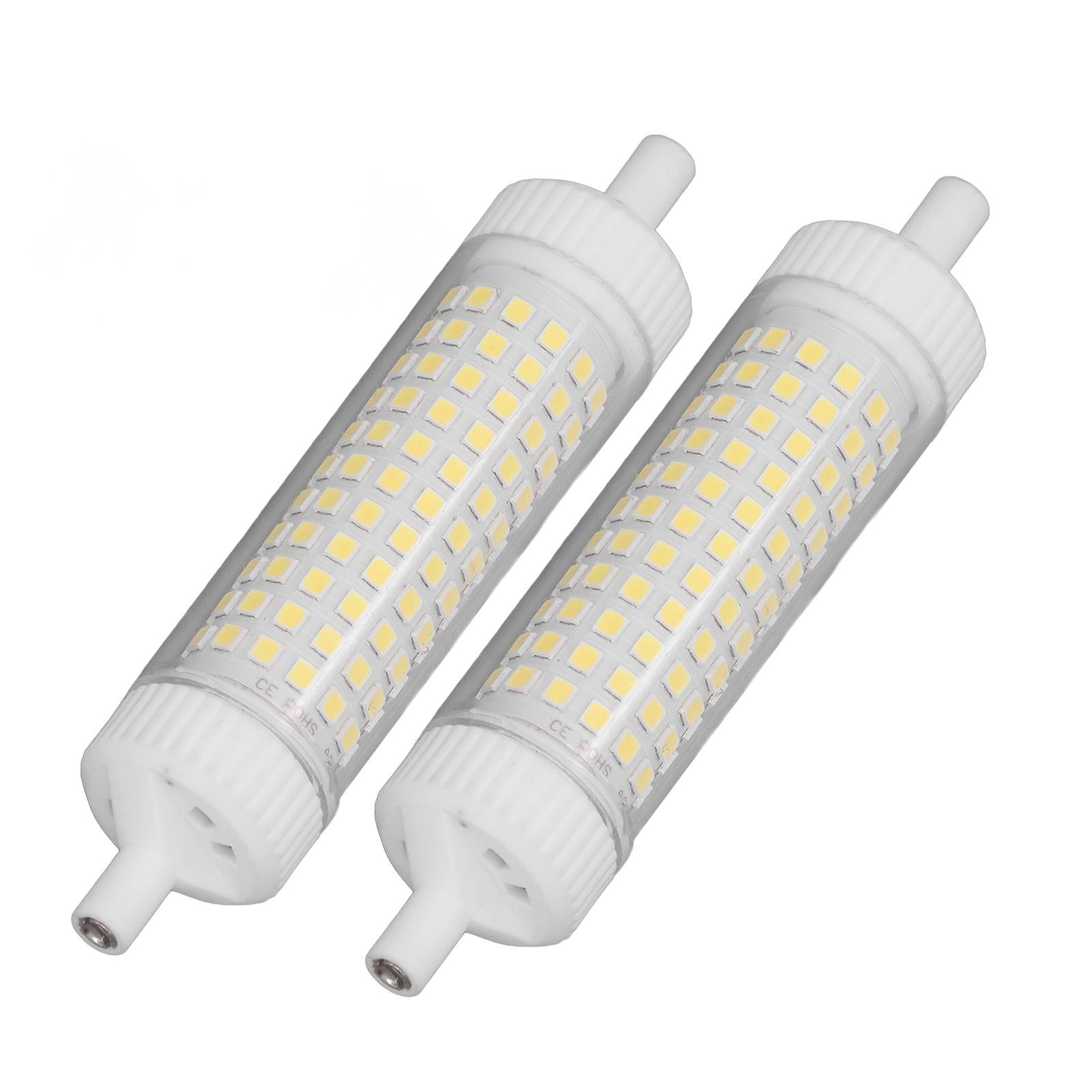 2Pcs R7S LED Light Bulb 118mm Dimmable 15W 154 LEDs Double Ended Floodlight for Home Night Advertising Lighting 220V White Light - Image 5