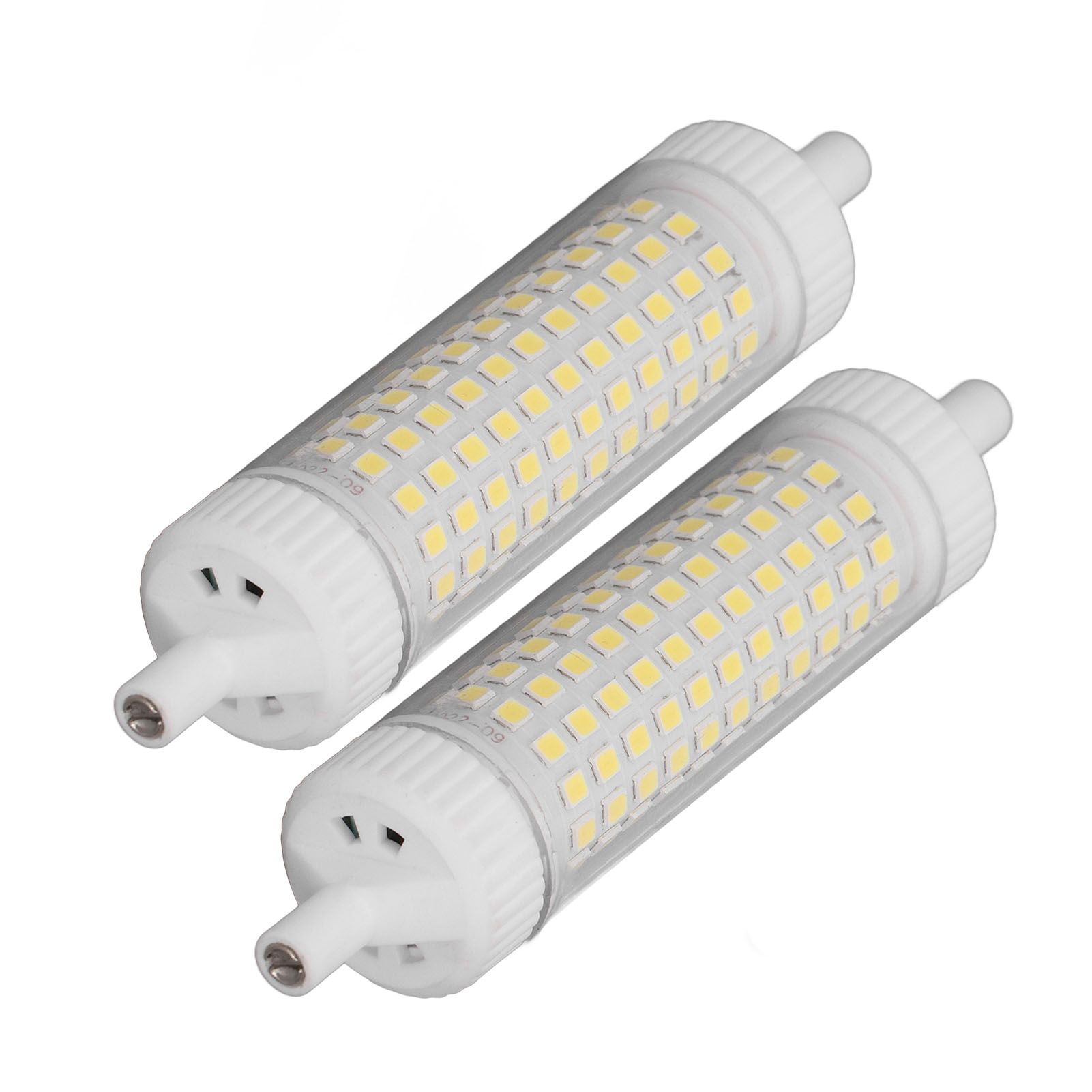 2Pcs R7S LED Light Bulb 118mm Dimmable 15W 154 LEDs Double Ended Floodlight for Home Night Advertising Lighting 220V White Light - Image 7