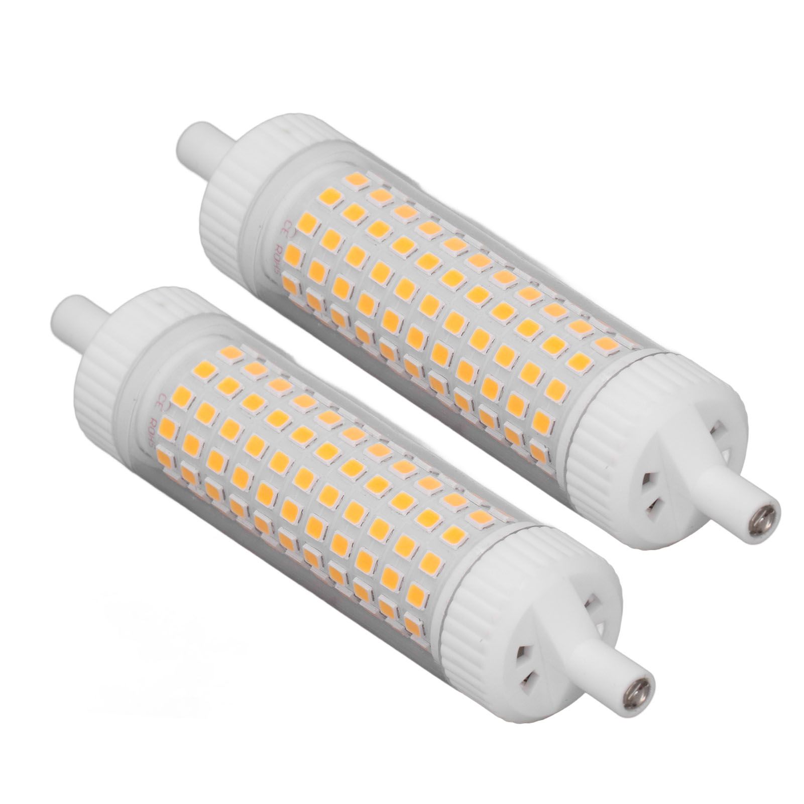 2Pcs R7S LED Light Bulb 118mm Dimmable 15W 154 LEDs Double Ended Floodlight for Home Night Advertising Lighting 220V Warm Light - Image 3