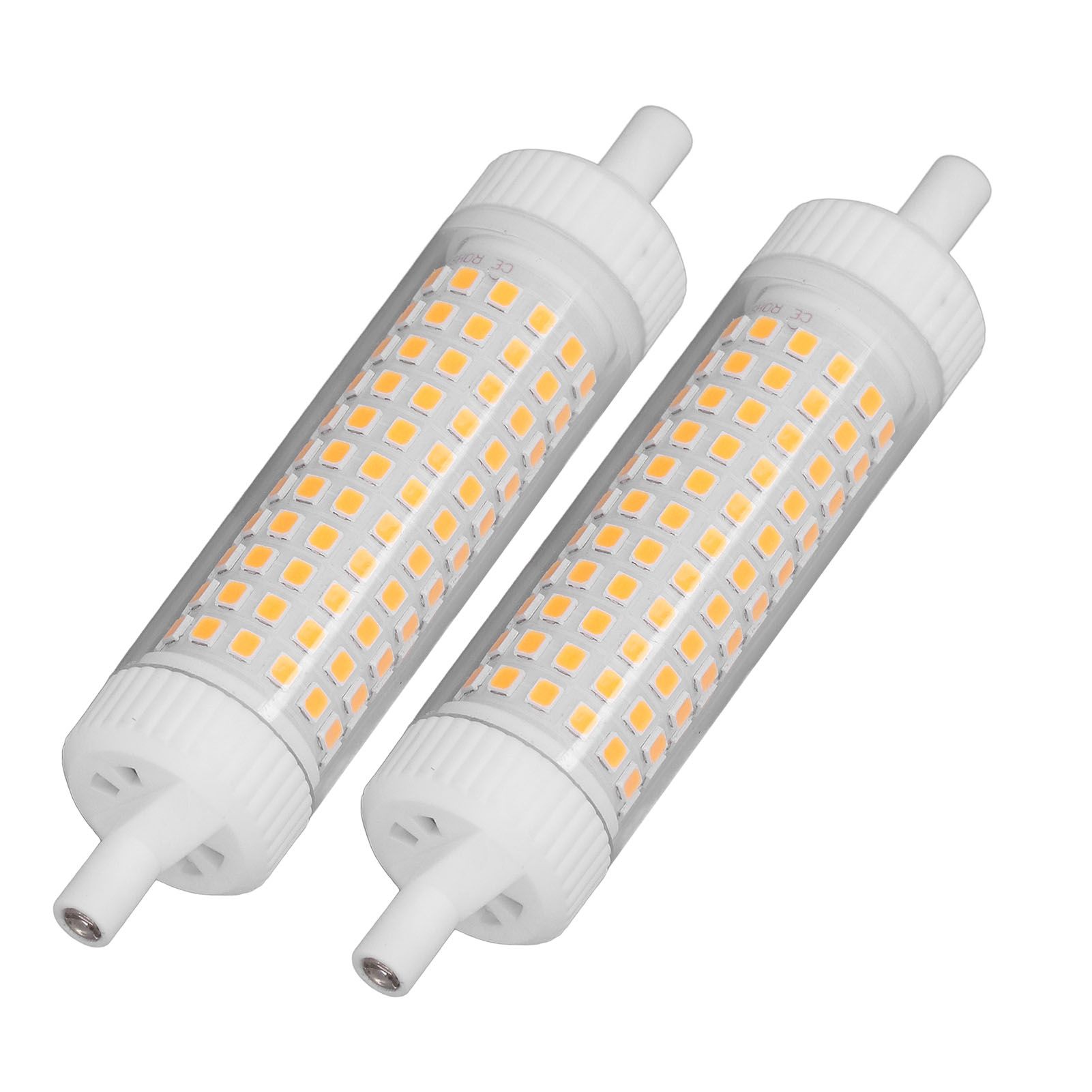 2Pcs R7S LED Light Bulb 118mm Dimmable 15W 154 LEDs Double Ended Floodlight for Home Night Advertising Lighting 220V Warm Light - Image 4