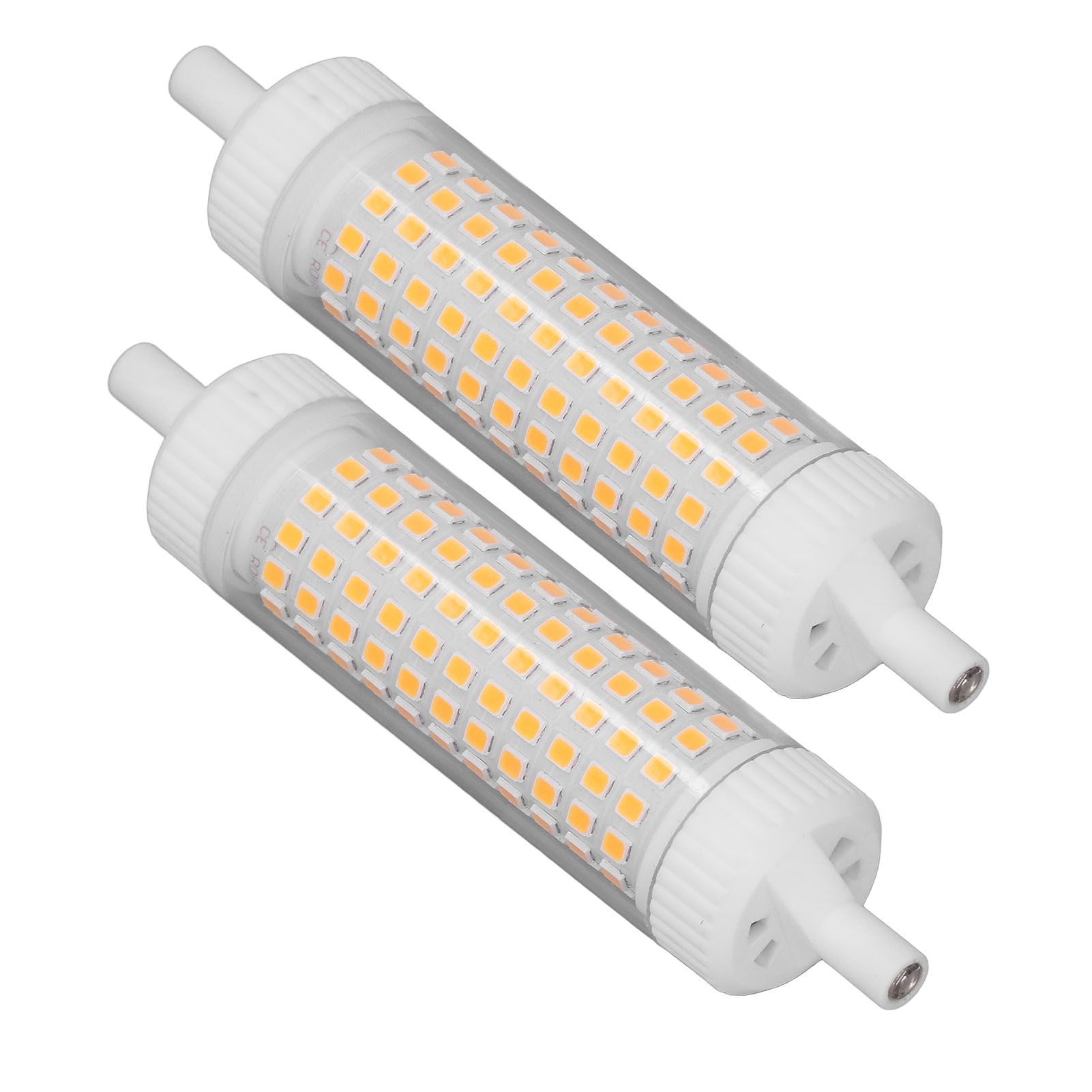 2Pcs R7S LED Light Bulb 118mm Dimmable 15W 154 LEDs Double Ended Floodlight for Home Night Advertising Lighting 220V Warm Light - Image 5