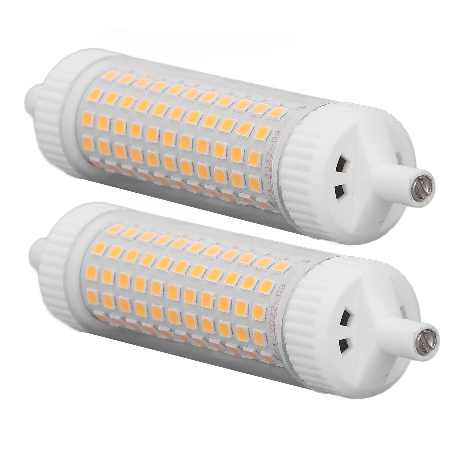 2Pcs R7S LED Light Bulb 118mm Dimmable 15W 154 LEDs Double Ended Floodlight for Home Night Advertising Lighting 220V Warm Light - Image 7