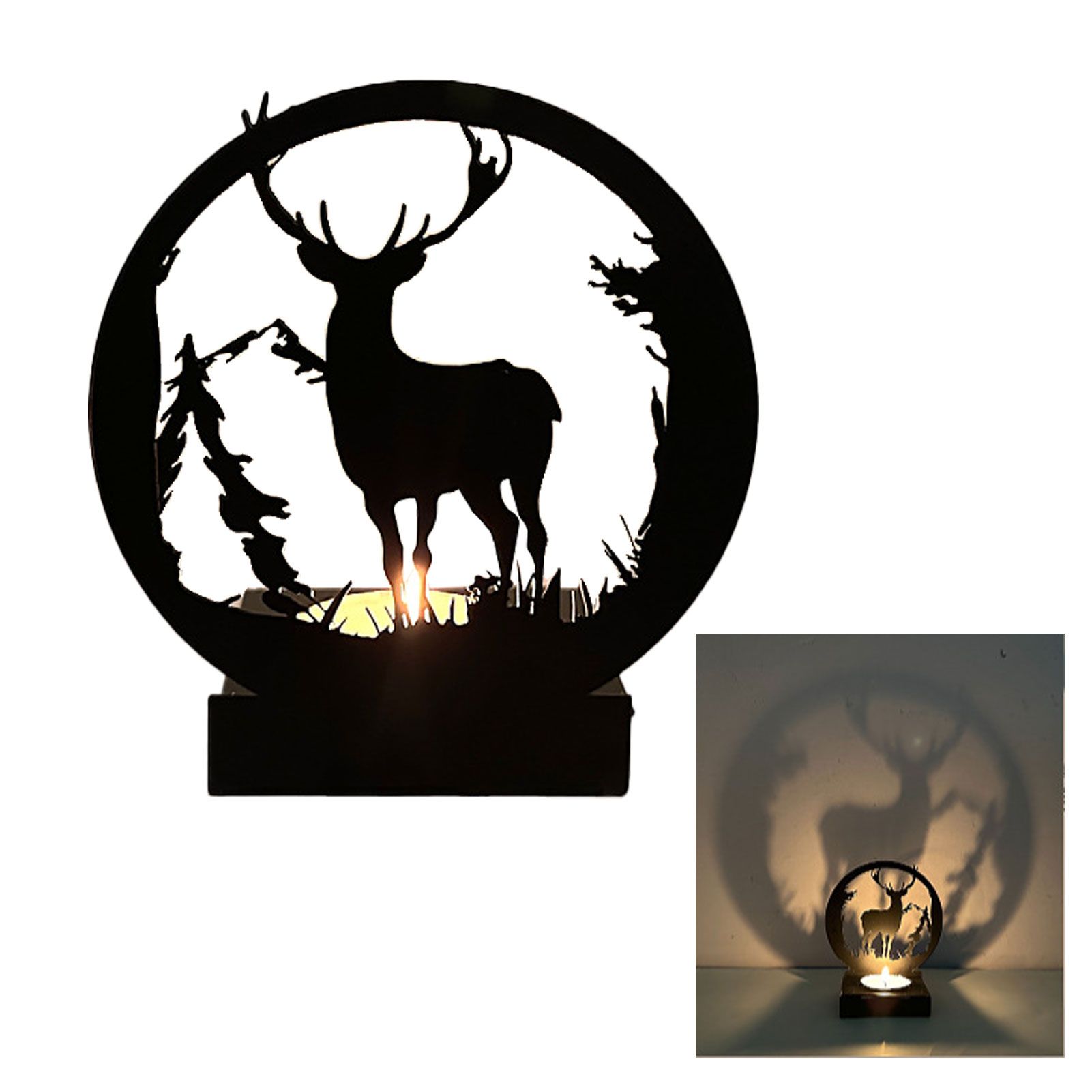 Candle Holder Elephant Look Durable Decorative Candle Holder Bracket for Home - Image 6