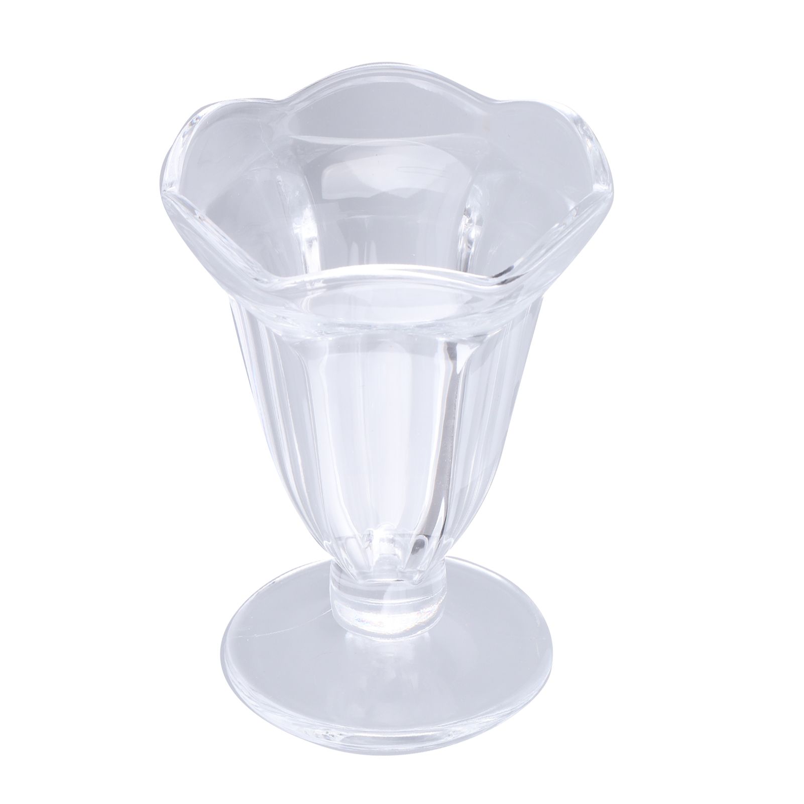6pcs Ice Cream Cup Creative Unique Flower Sundae Glass Cup Multifunctional Transparent Dessert Cups - Image 6