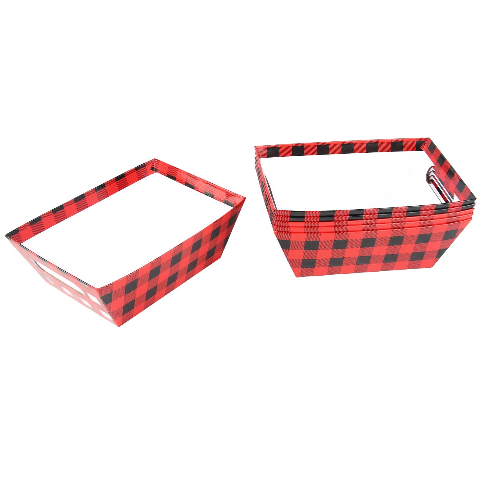 Empty Gift Basket with Handles Sturdy Tray Wine Gift Basket Party Favors Basket for Graduation Birthday Wedding - Image 3