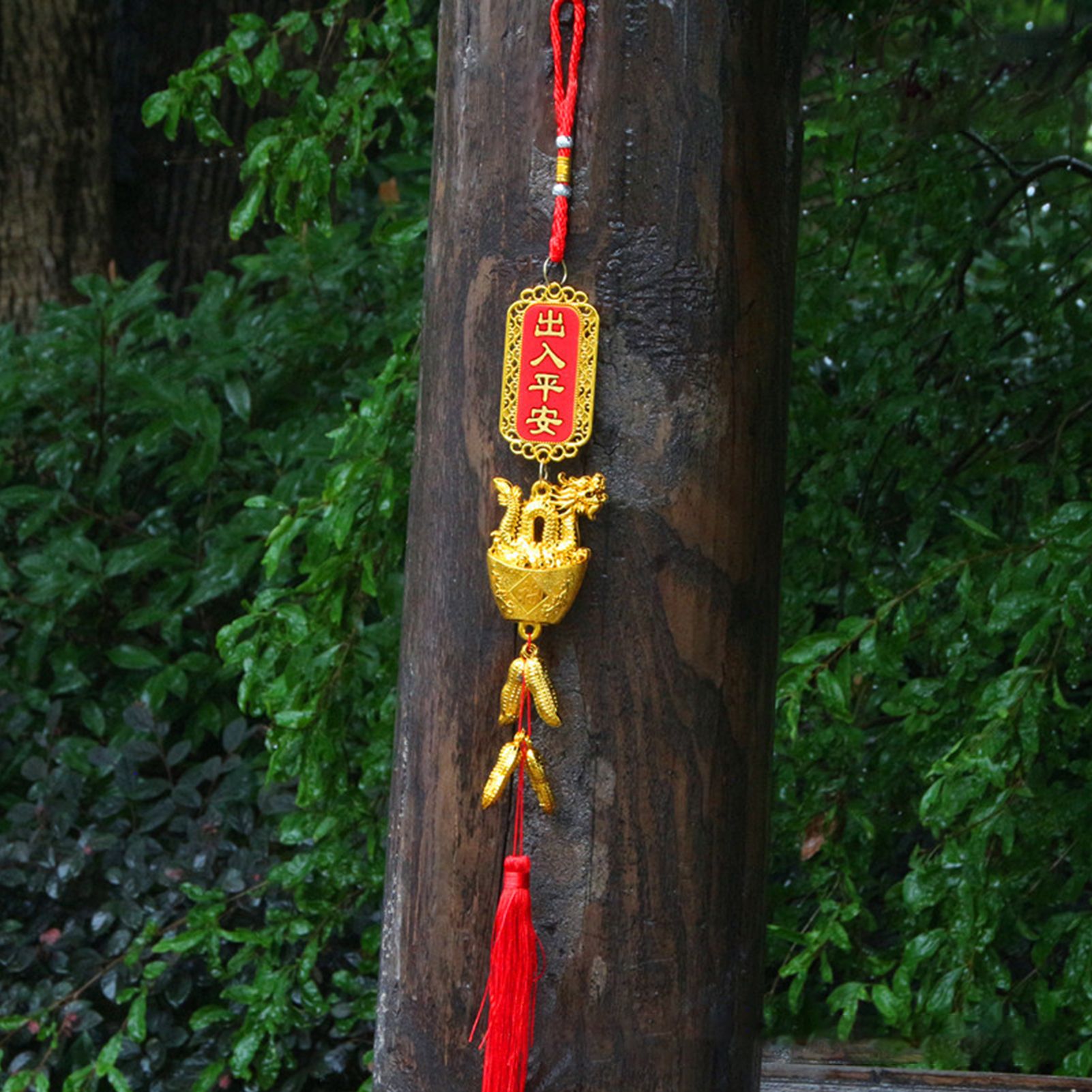 Hanging Plated Pendant Decoration Dragon Charm Year of The Dragon Hanging Ornament for Car Home Office - Image 8