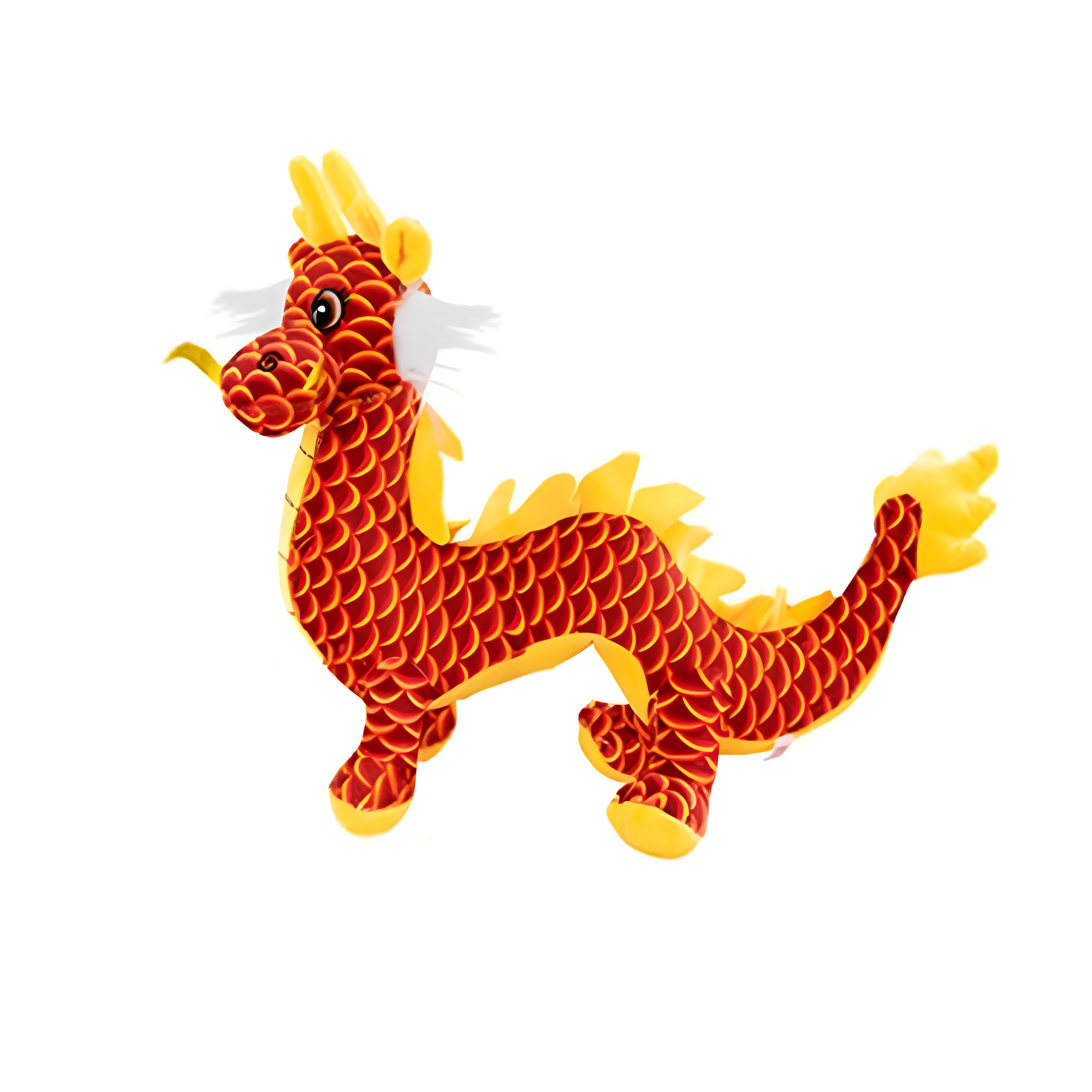 New Year Dragon Mascot Simulation Dragon Doll Zodiac Dragon Plush Toy - Image 4