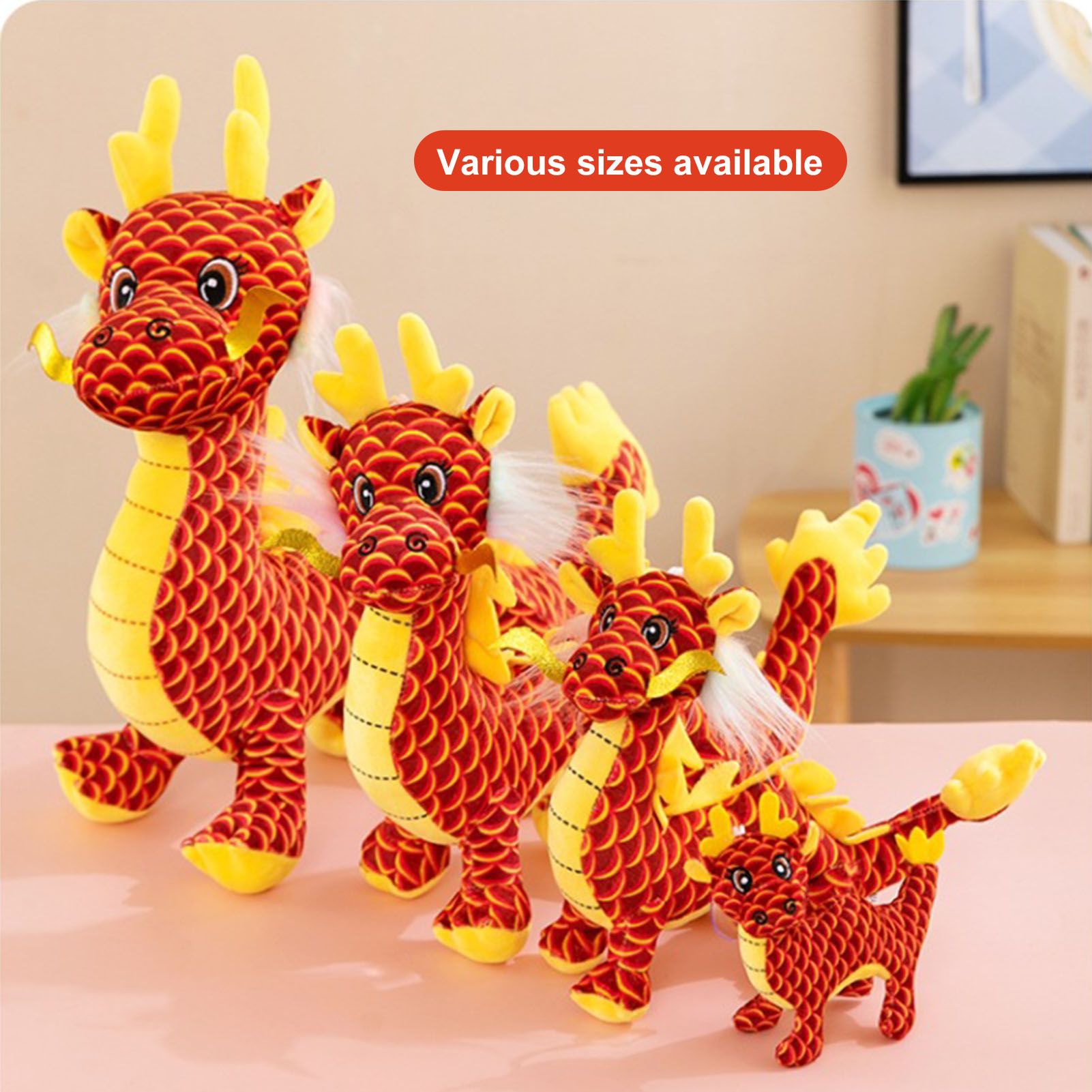 New Year Dragon Mascot Simulation Dragon Doll Zodiac Dragon Plush Toy - Image 7