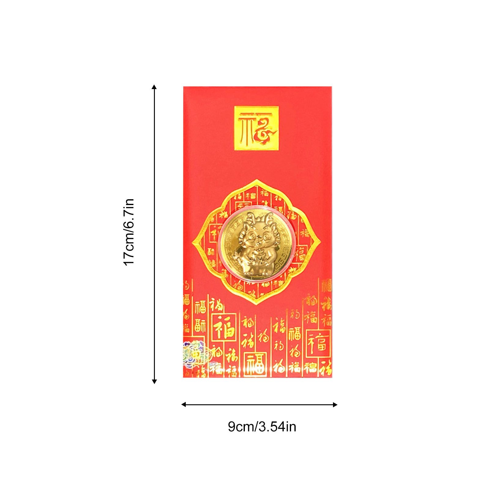 Chinese Red Envelope Year of The Dragon Gold Foil Lucky Red Packet for Spring Festival New Year - Image 3
