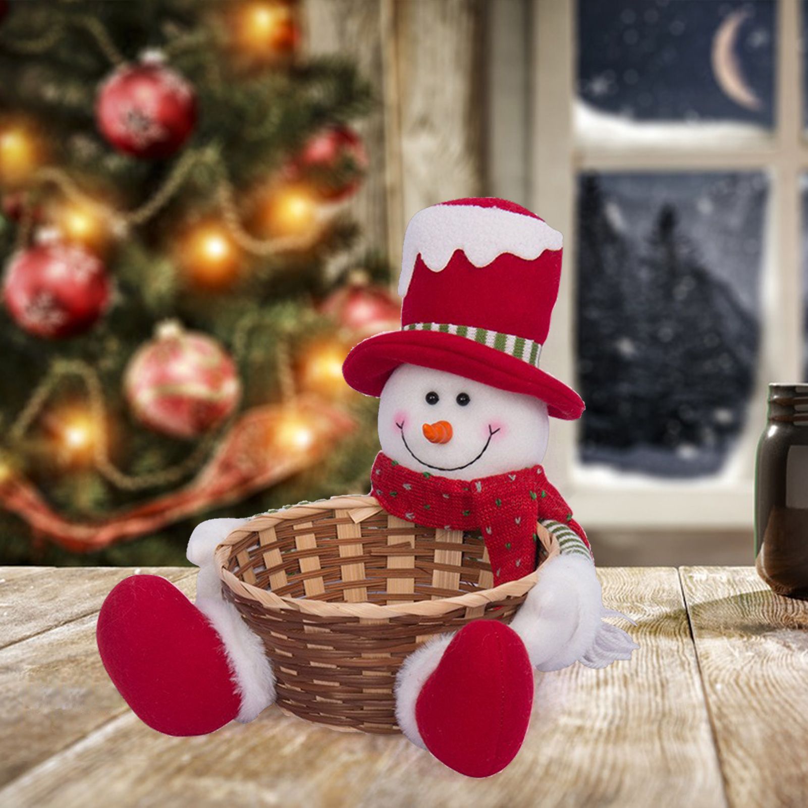 Christmas Fruit Basket Children's Gift Candy Box Christmas Candy Basket - Image 3