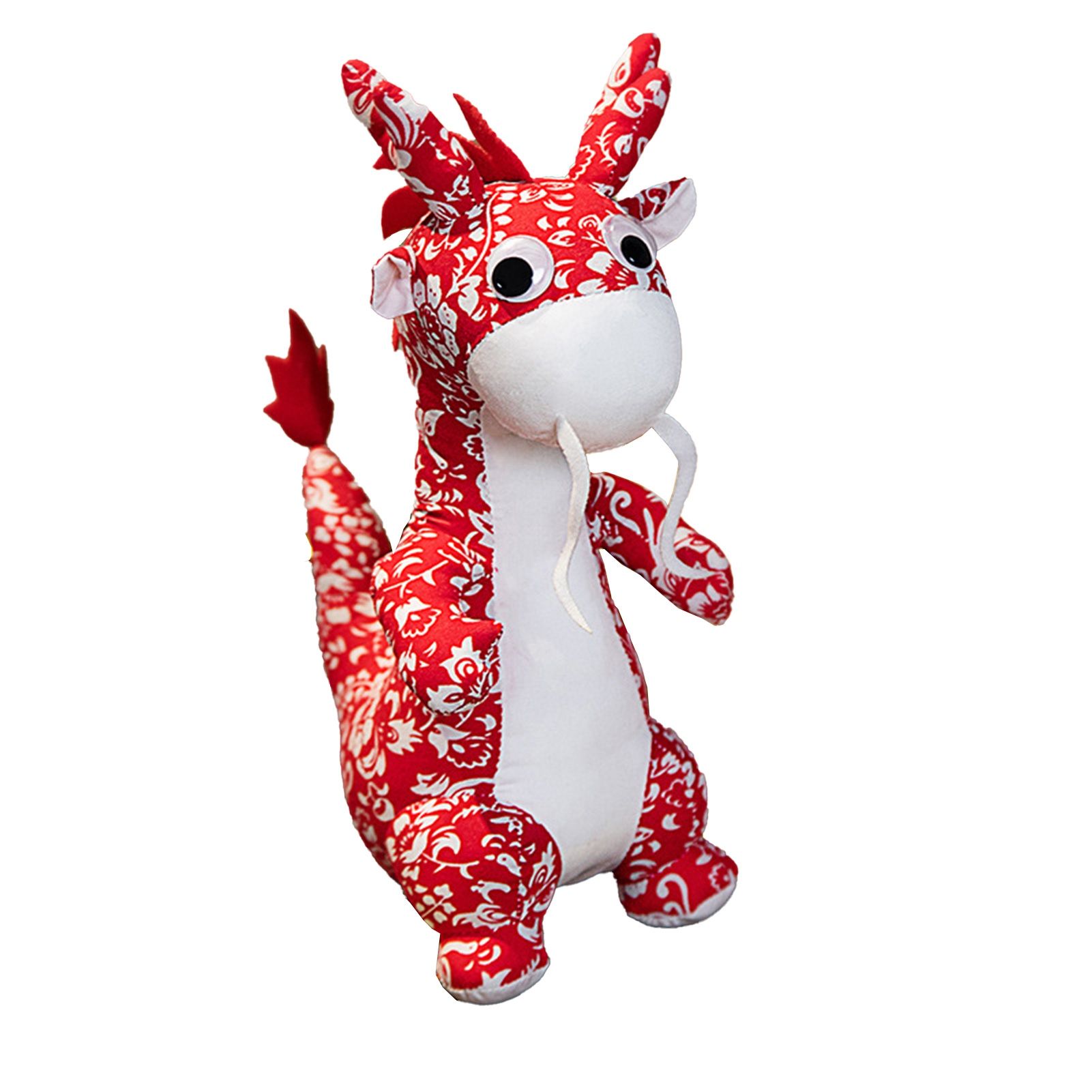 New Year Dragon Mascot Simulation Dragon Doll Zodiac Dragon Plush Toy - Image 1