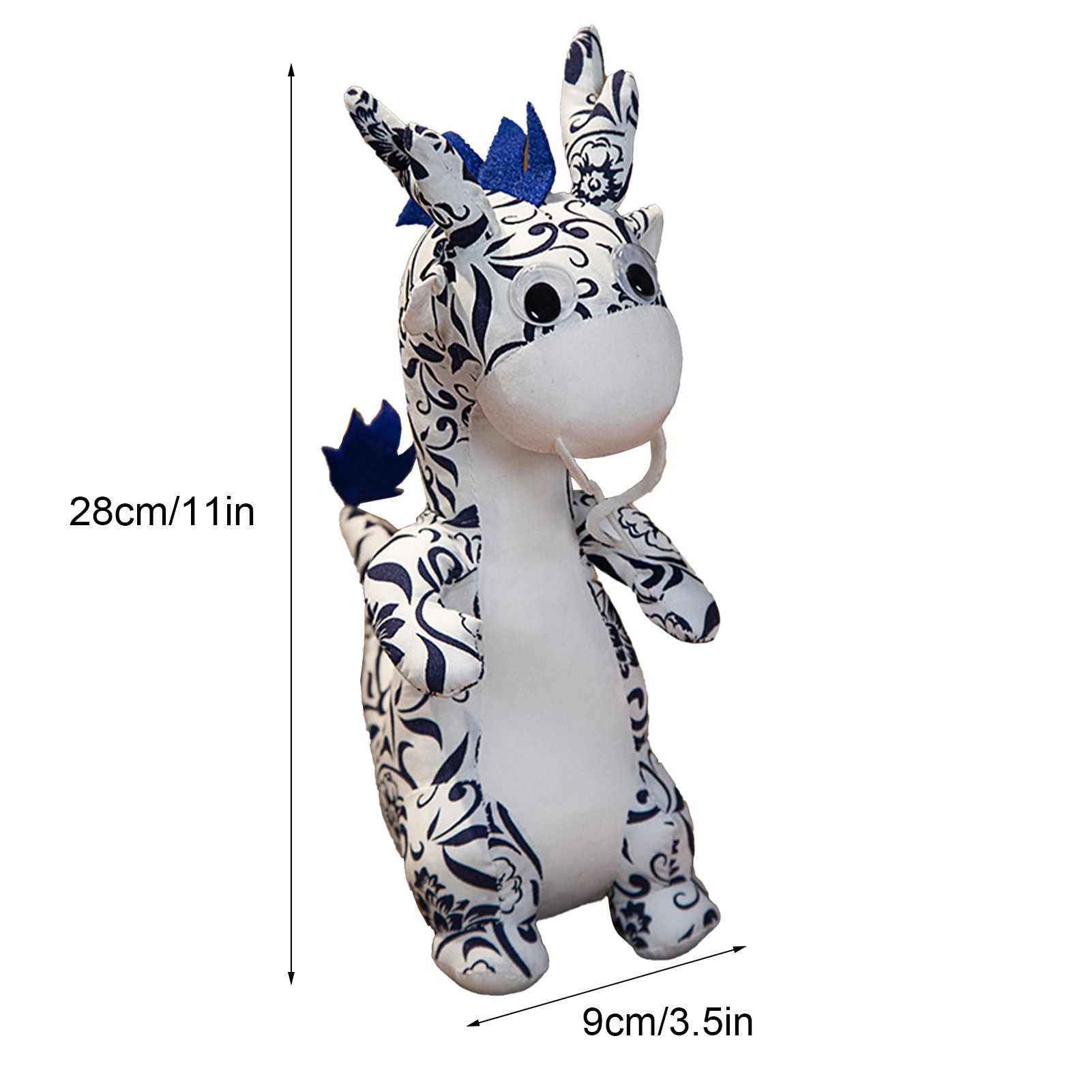 New Year Dragon Mascot Simulation Dragon Doll Zodiac Dragon Plush Toy - Image 2